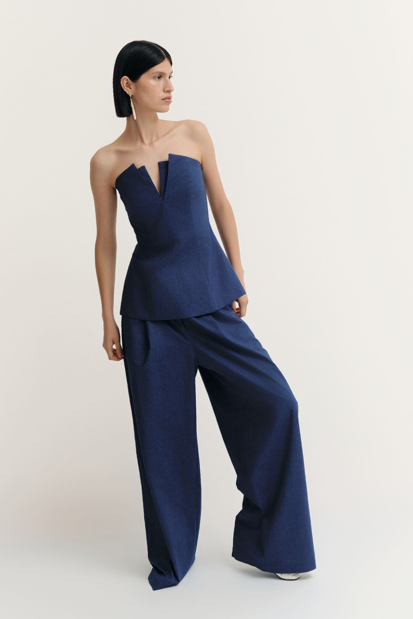 Panca Pants in Navy Denim