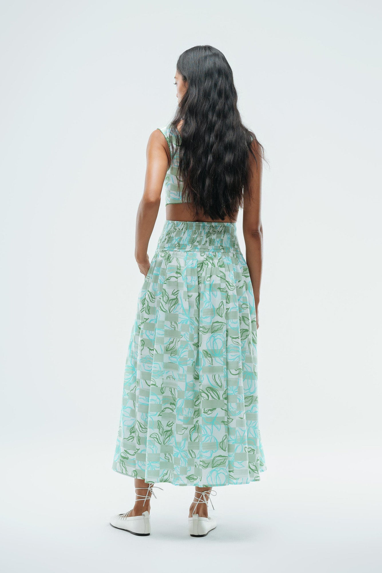 Ana Skirt in Elba Print