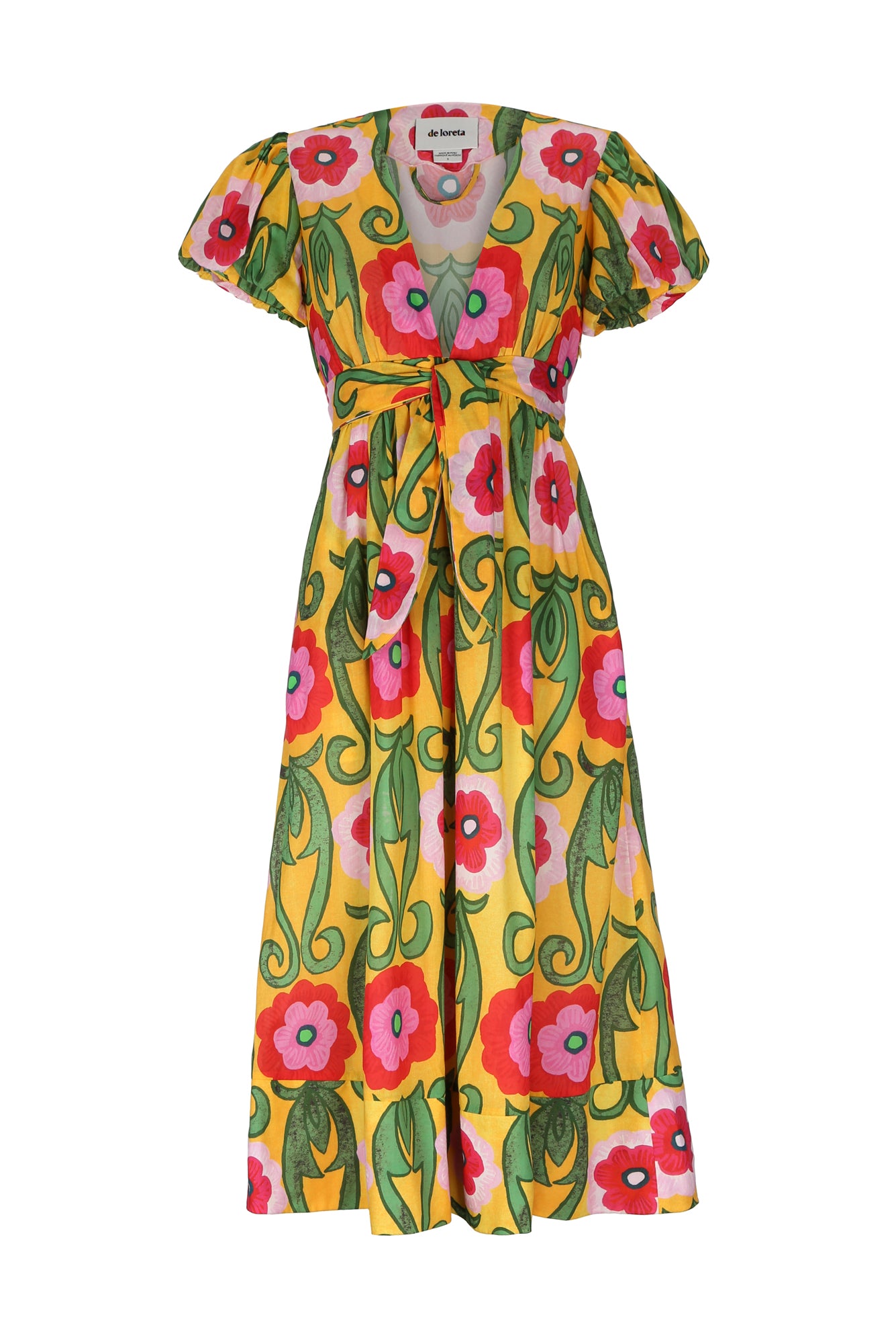 Asuncion Dress in Gladiola Print