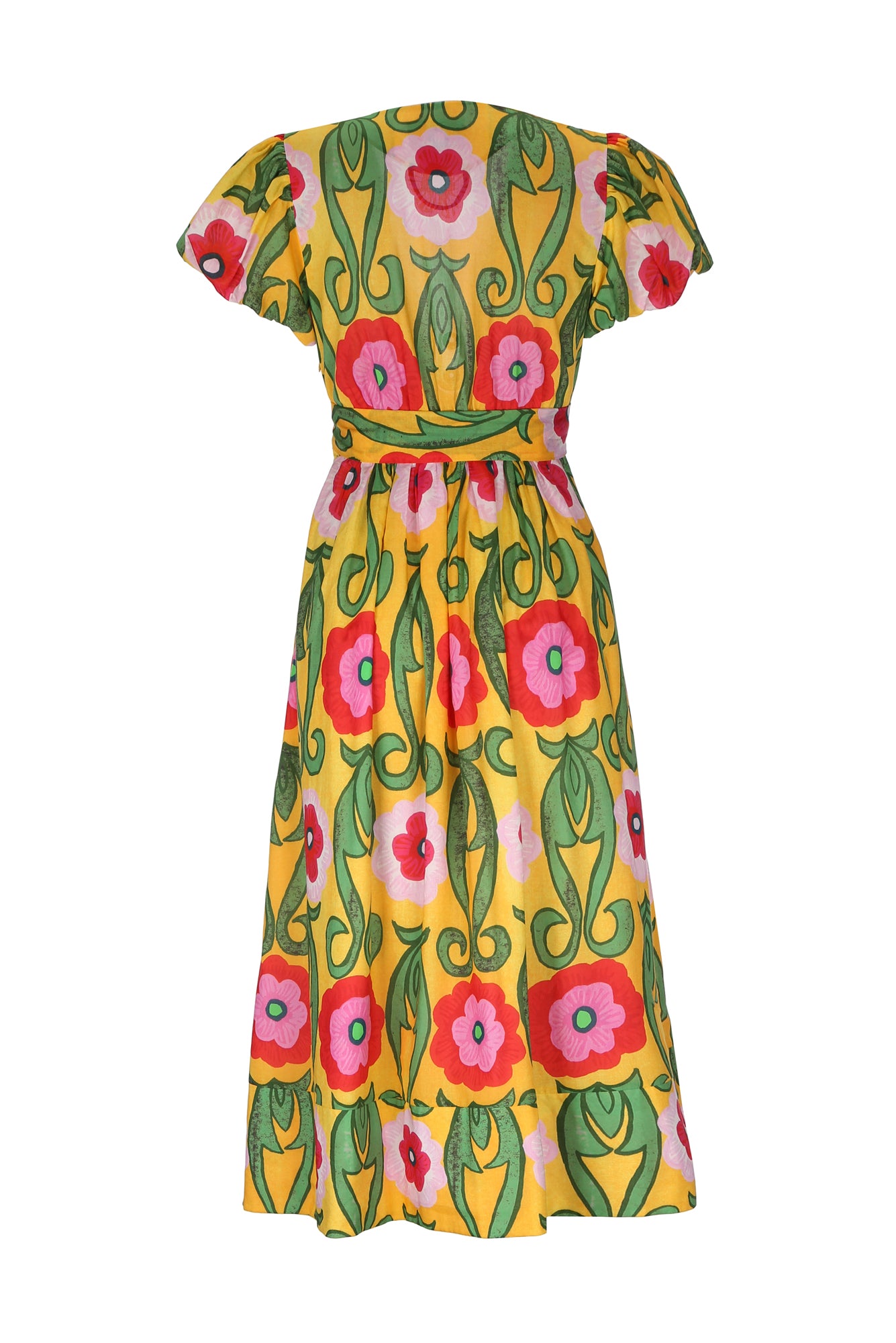 Asuncion Dress in Gladiola Print