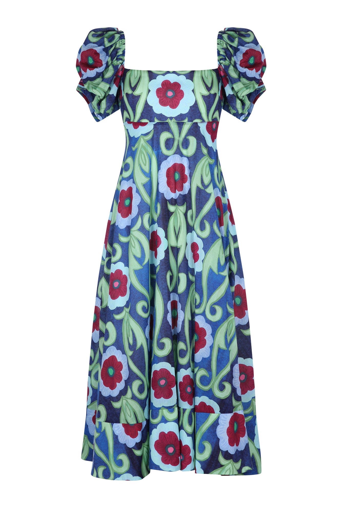 Calla Dress in Geranios Print