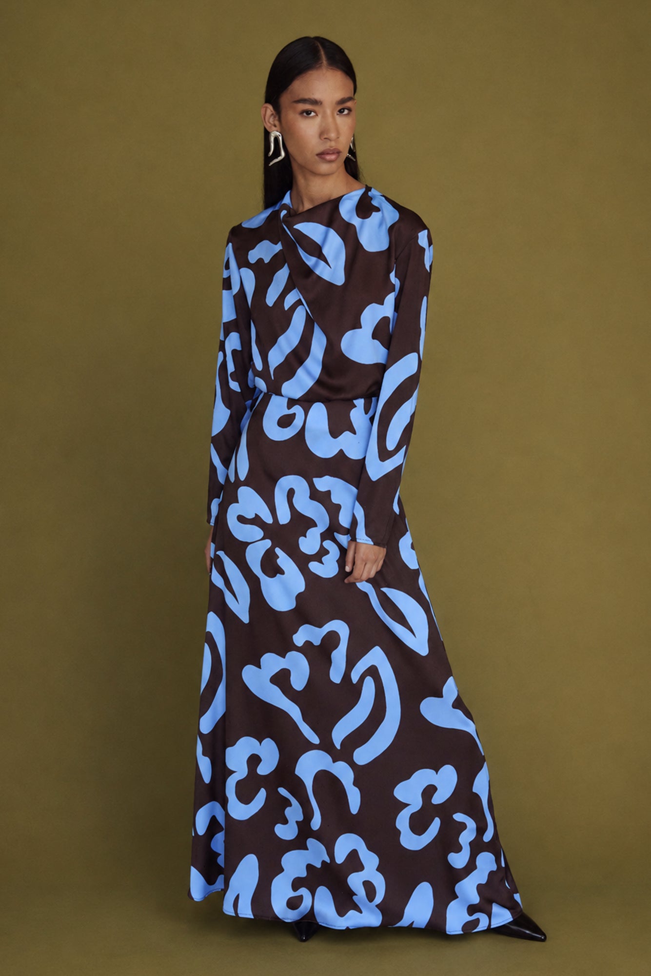 Capuli Skirt in Nory Moca Print
