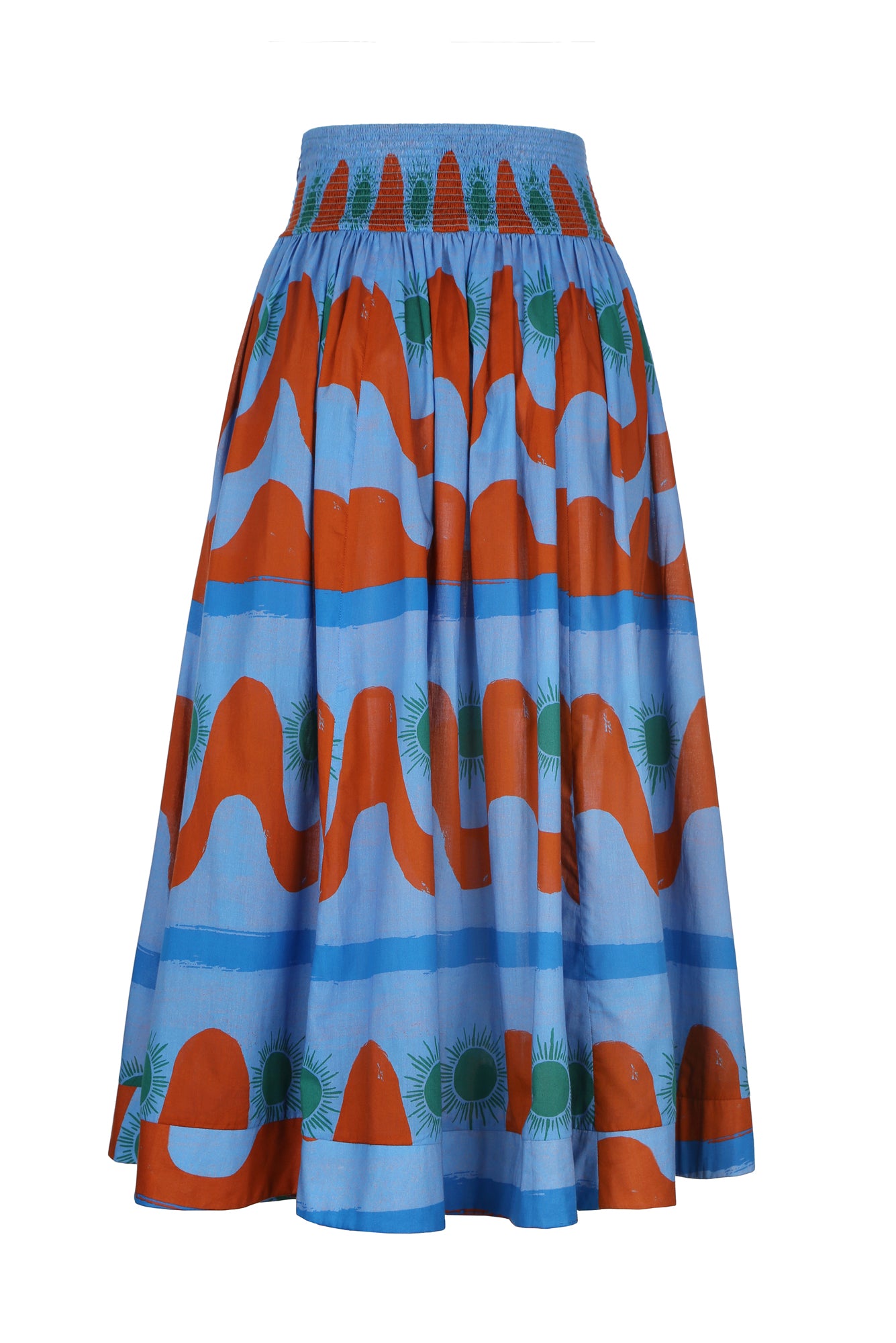 Catrina Skirt in Agua Print