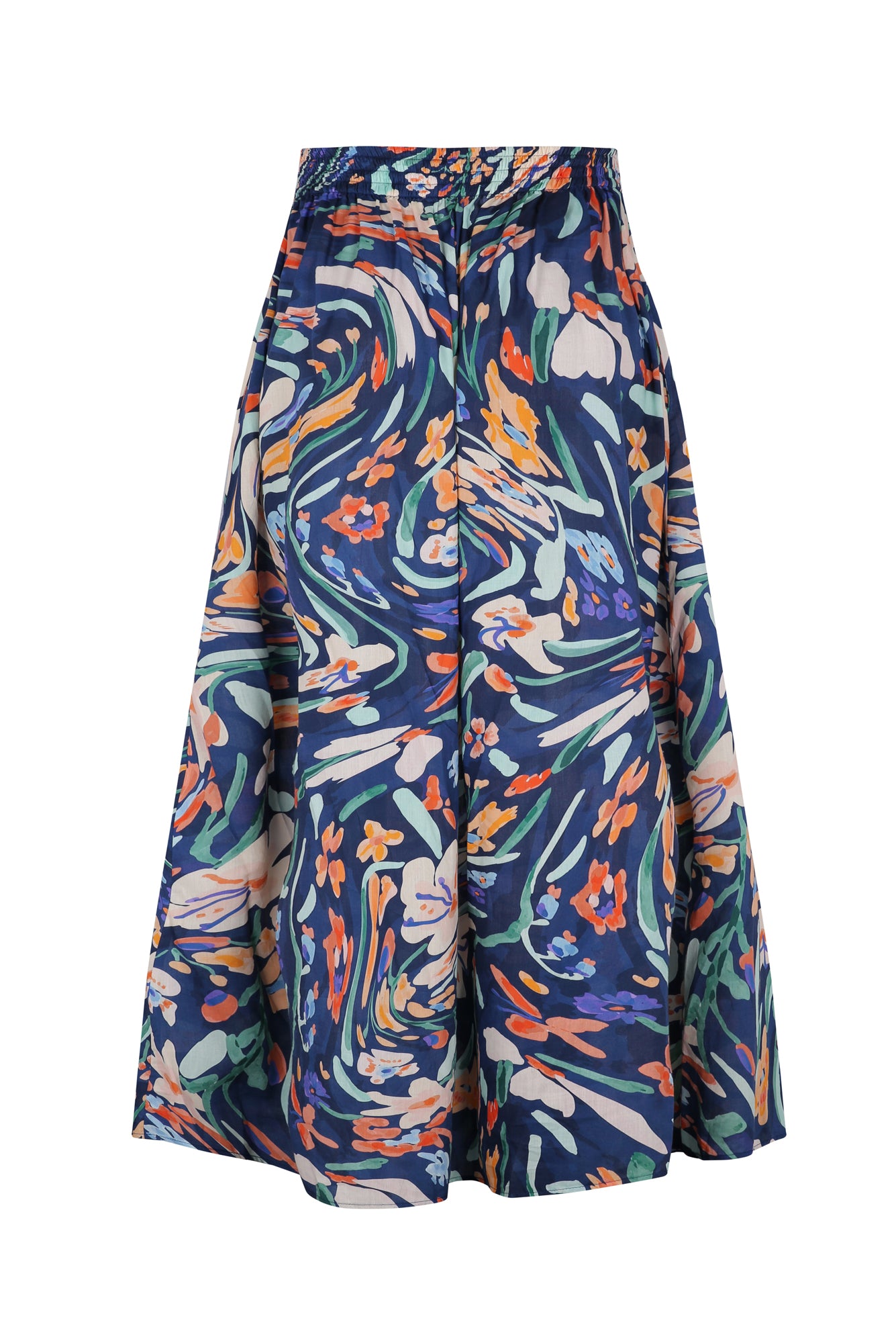 Encantada Skirt in Jaleo Azul Print