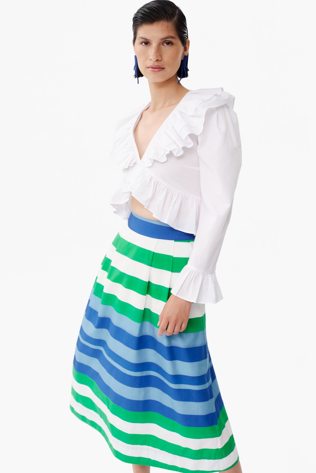 Flecos Skirt in Costa Verde Print