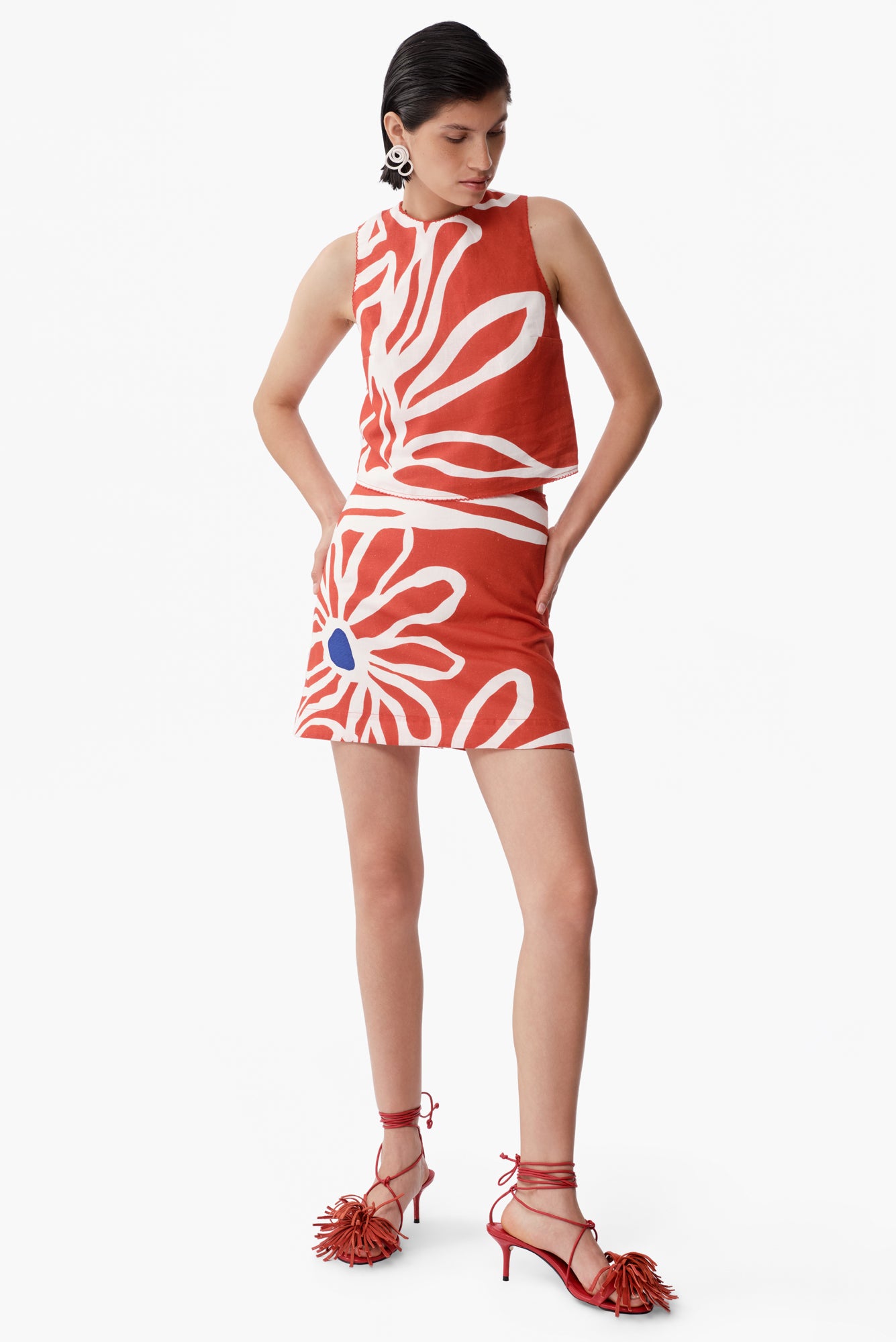 Pasca Top in Miraflores Print