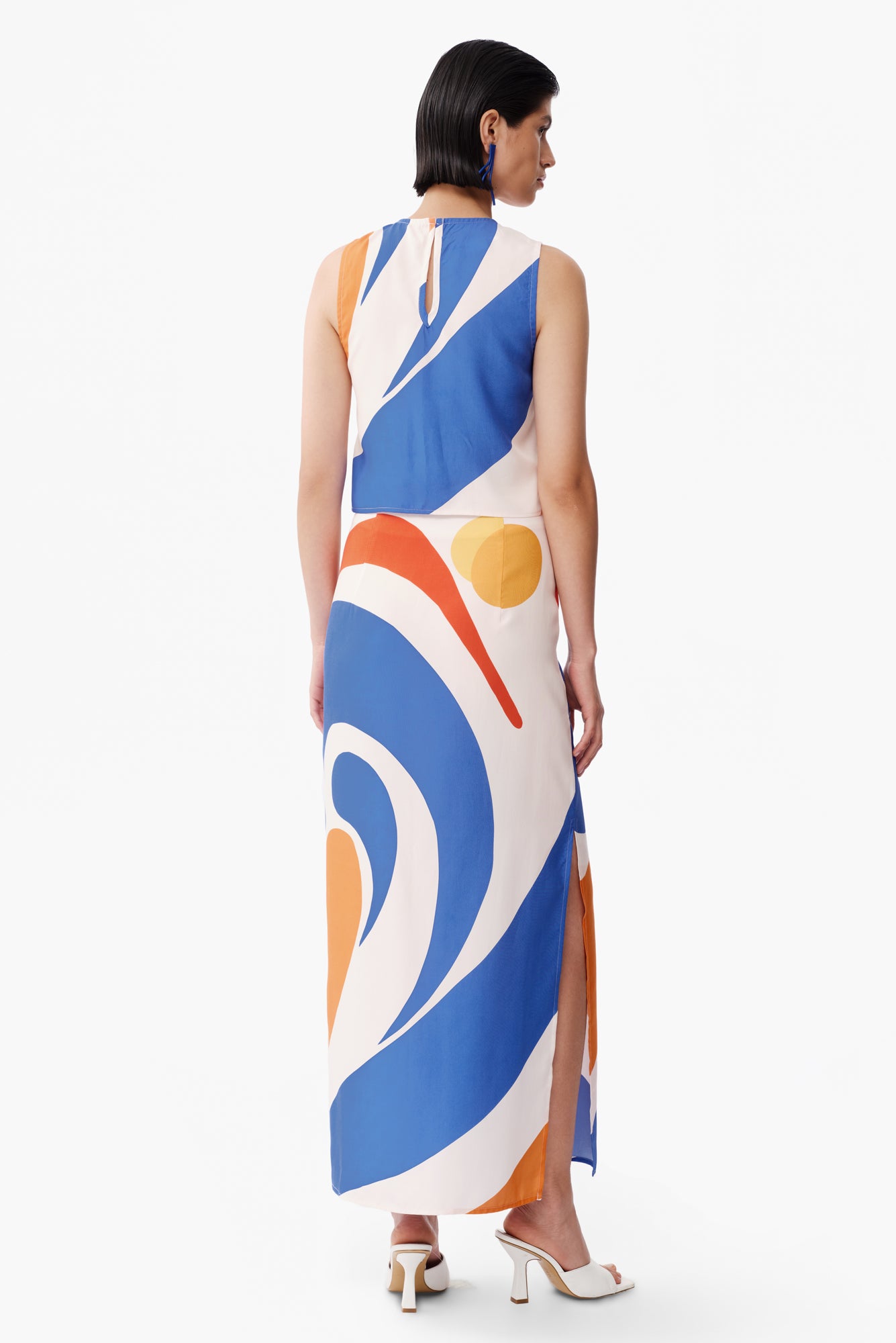 Pasca Top in Olas Print