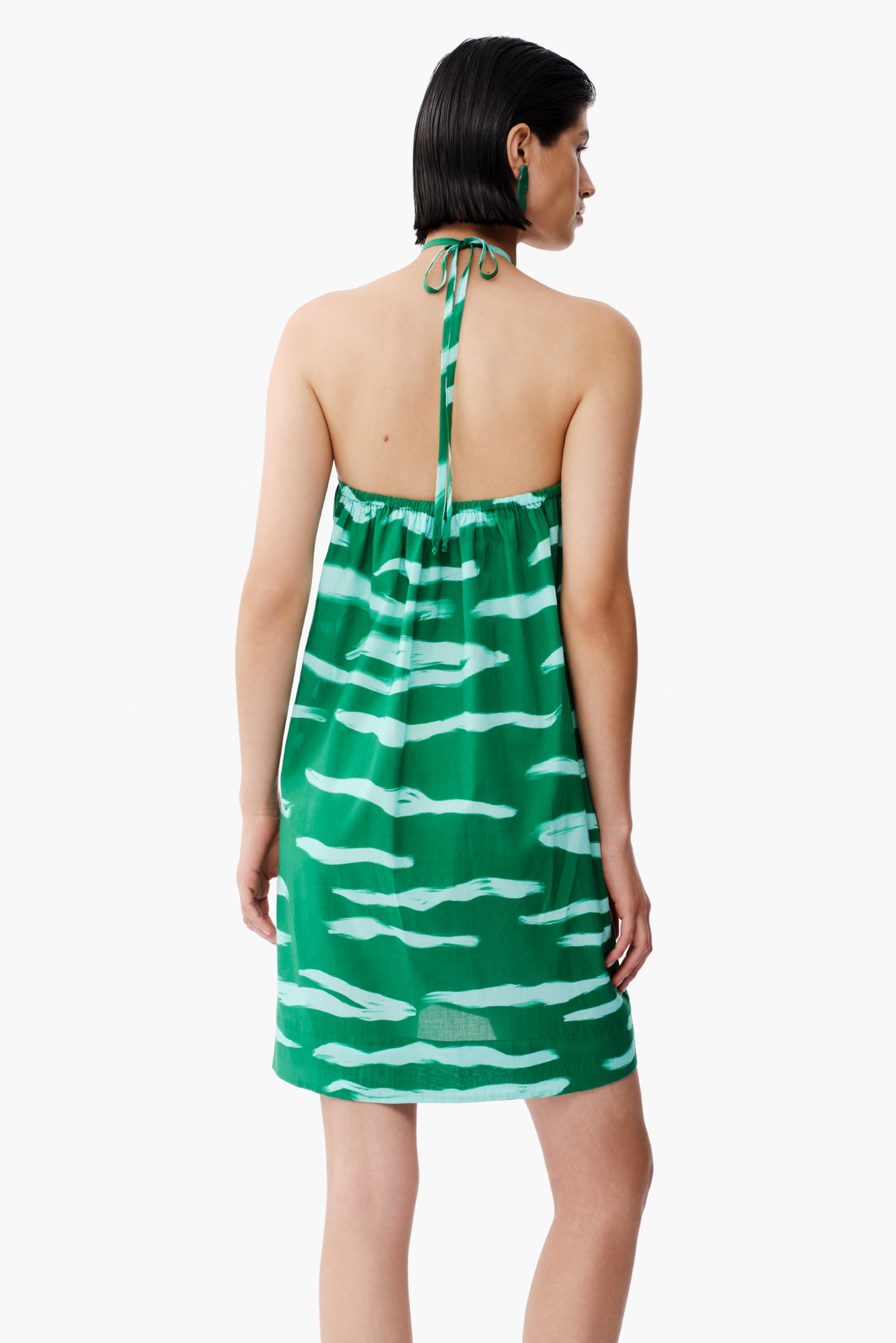 Isla Dress in Litoral Verde Print