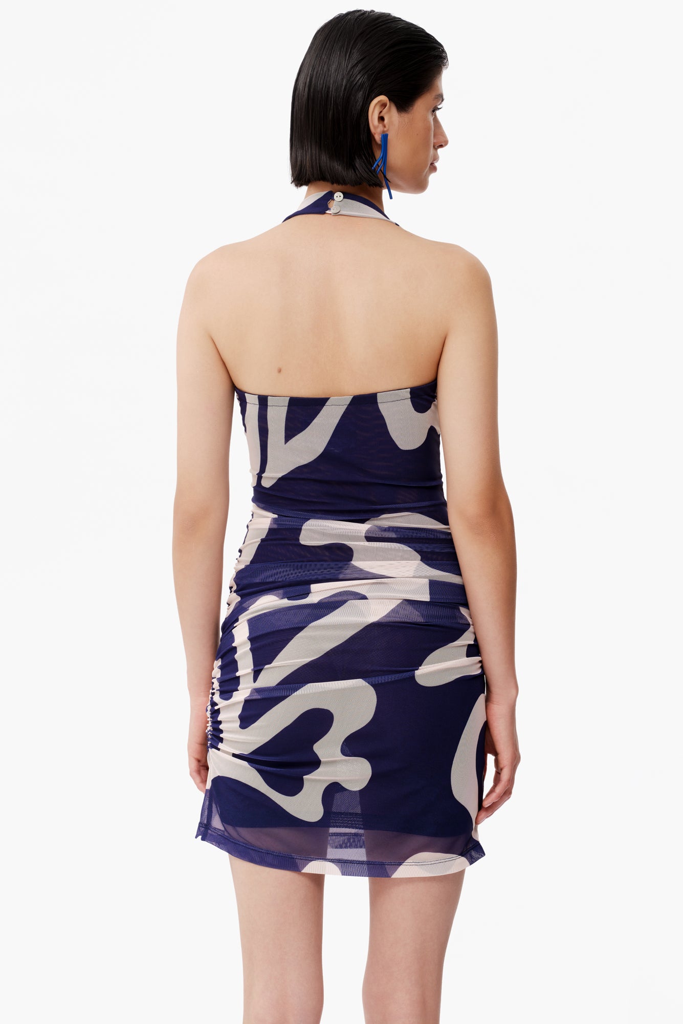 Milena Dress in Nory Navy Print
