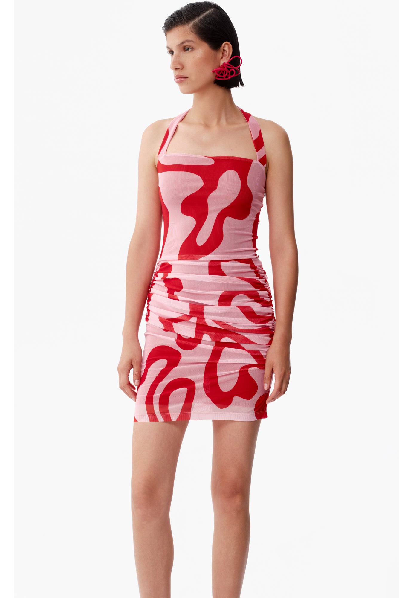 Milena Dress in Nory Pink Print