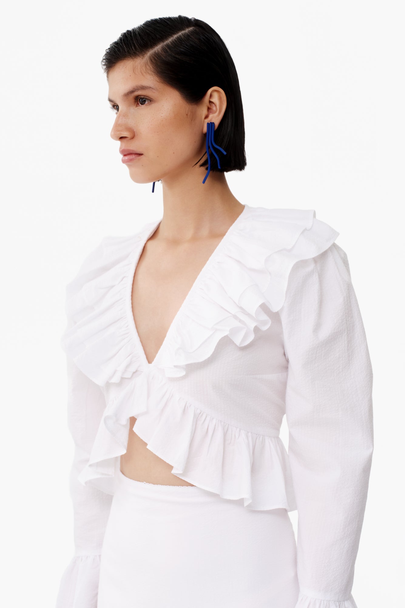 Calma Blouse in White