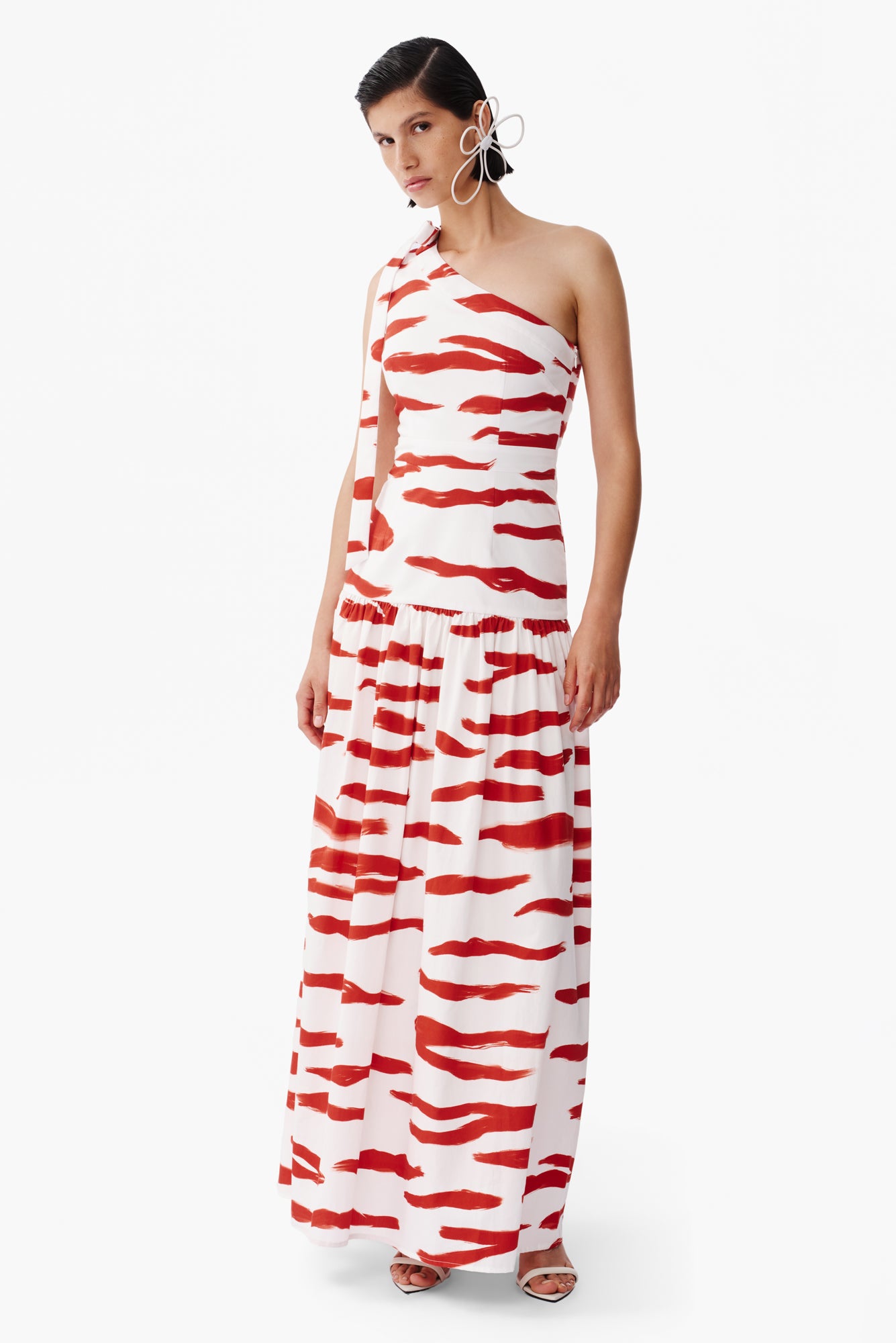Palma Dress in Litoral Rojo Print