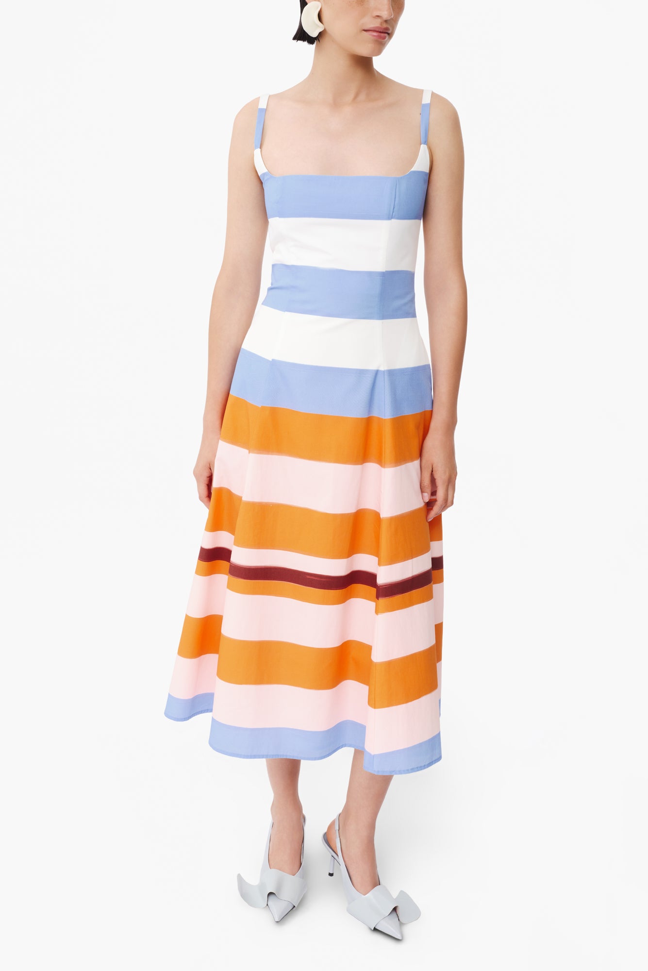 Micaela Dress in Costa Azul Print