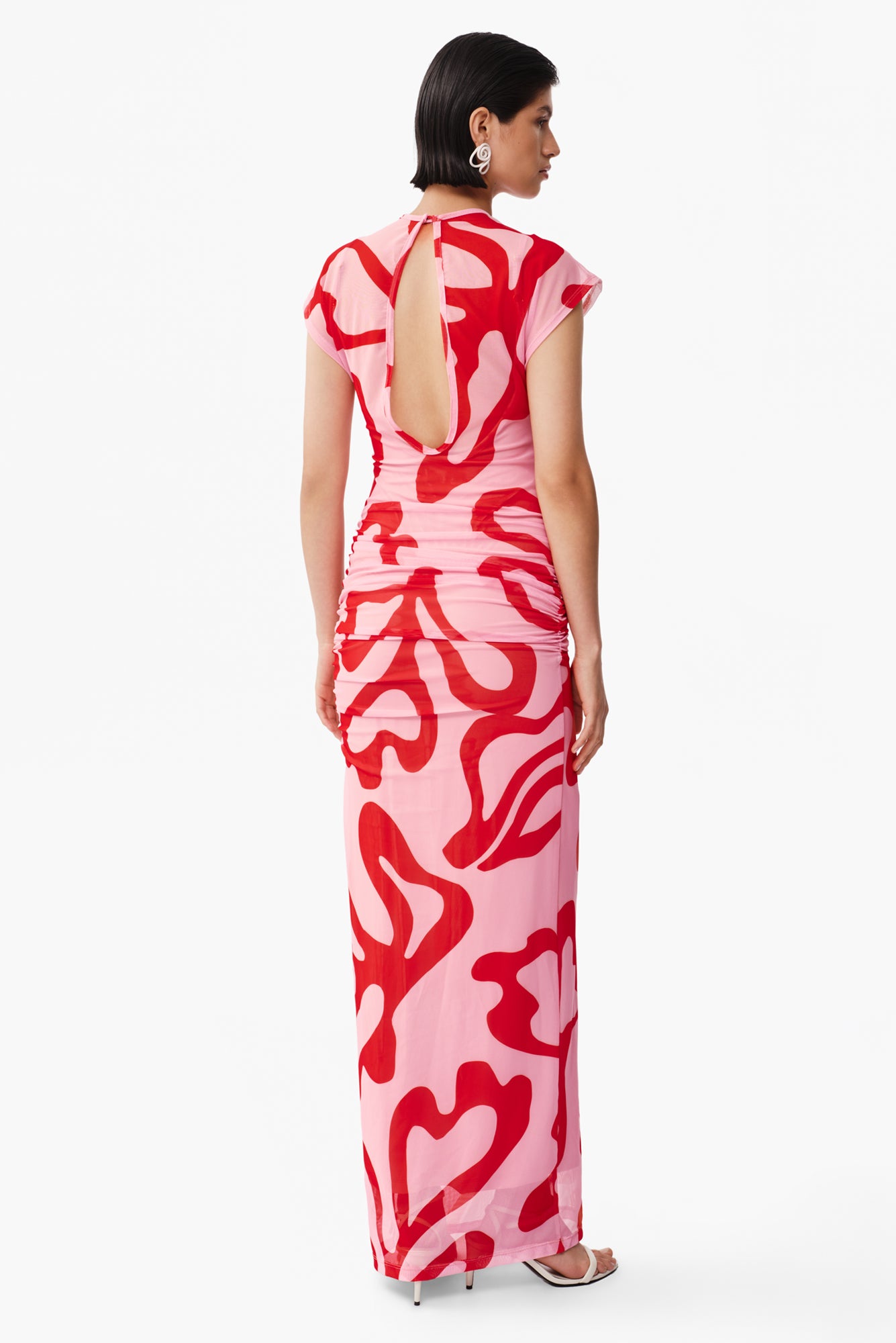 Melodi Dress in Nory Pink Print