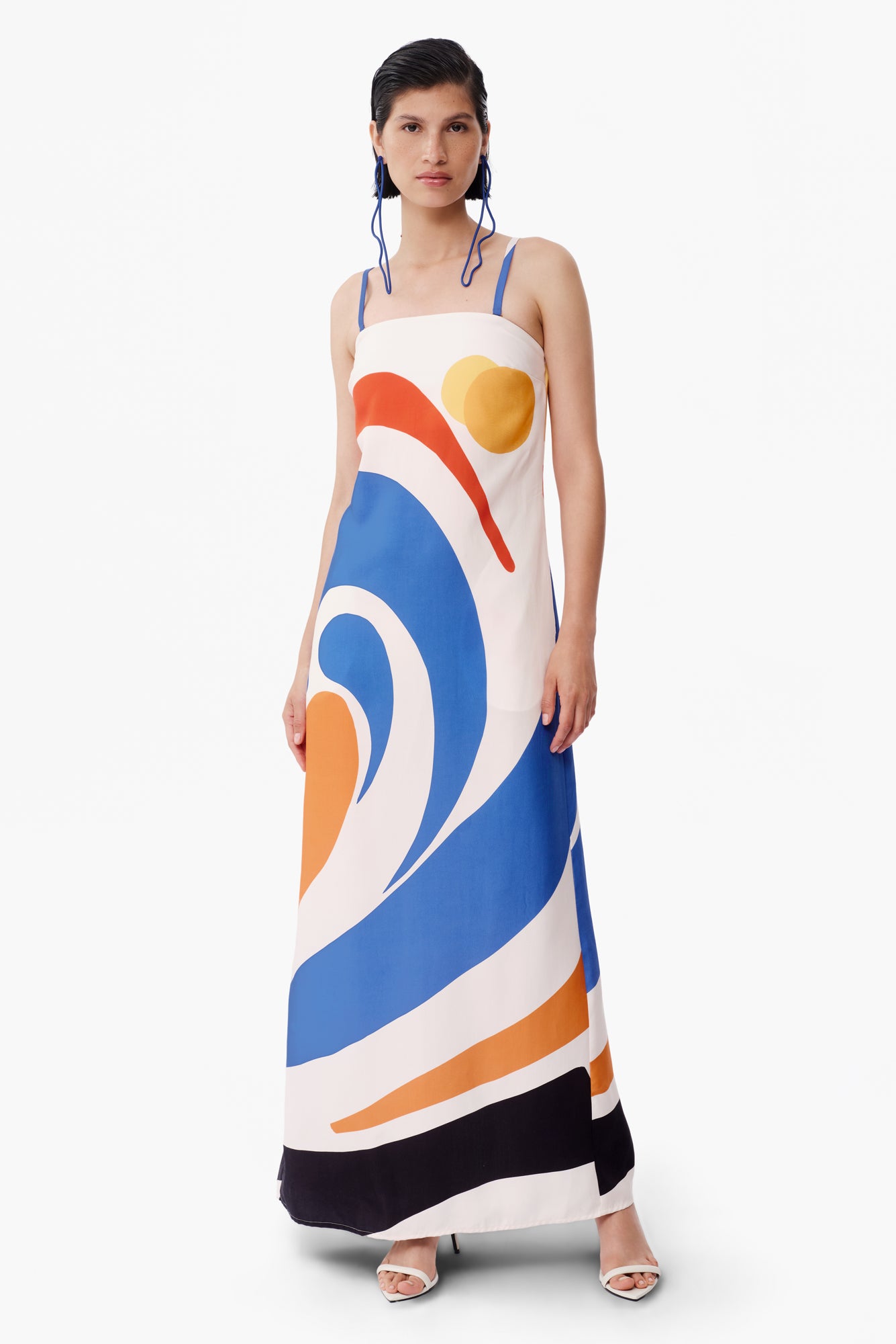 Aloe Dress in Olas Print