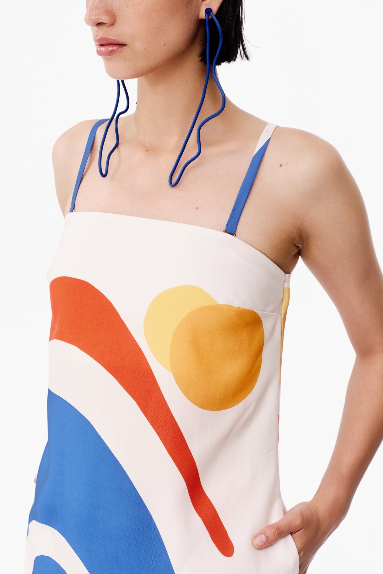 Aloe Dress in Olas Print