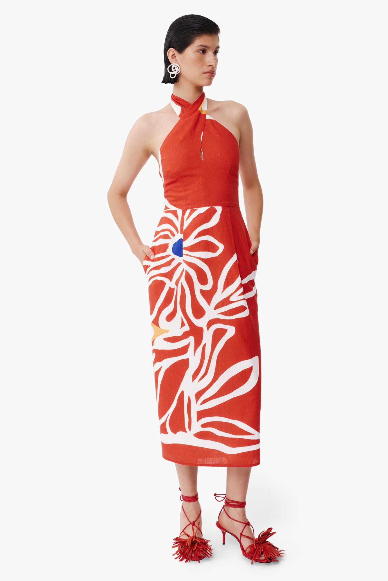 Georgia Dress in Miraflores Print