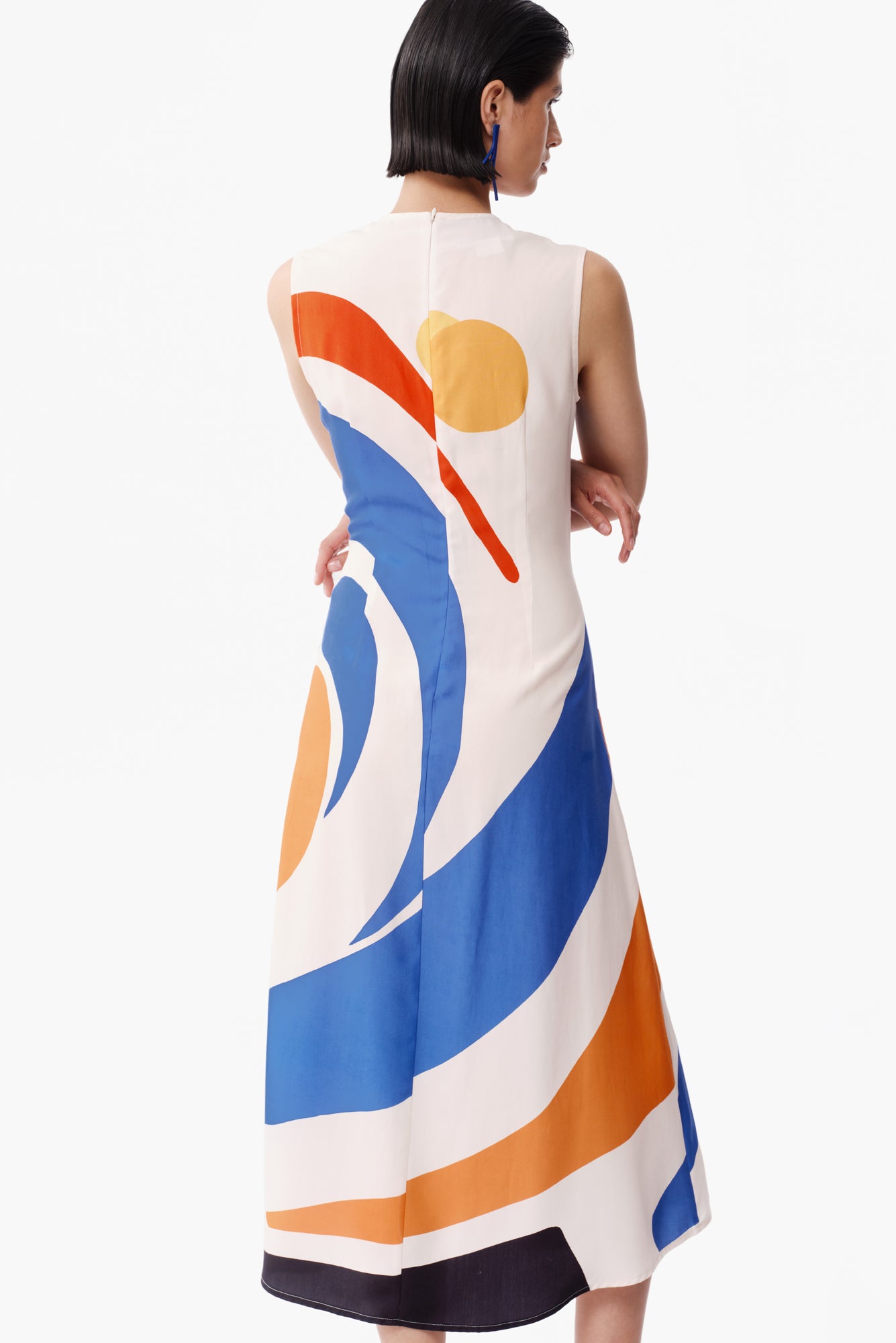 Quena Dress in Olas Print