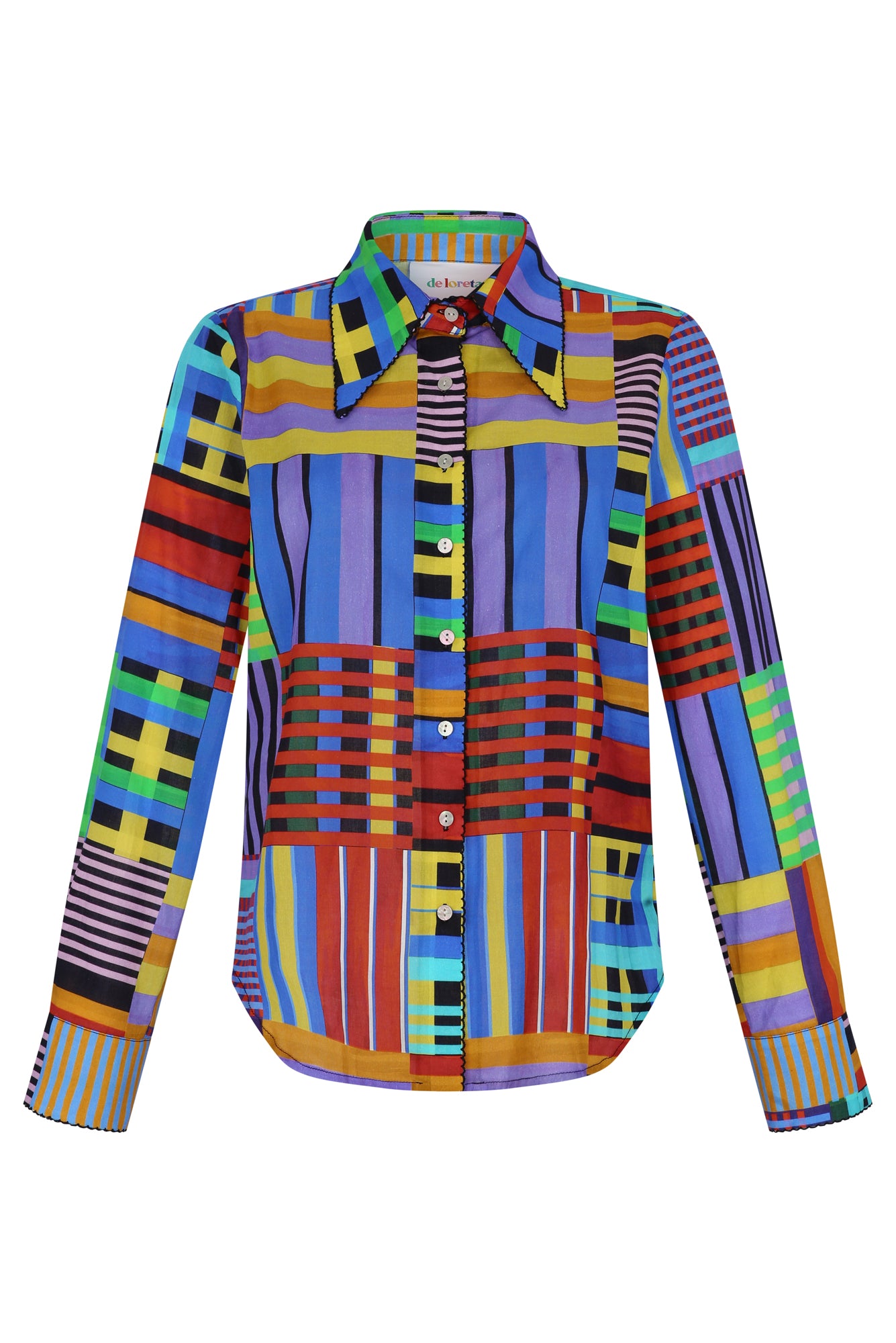 Carmela Blouse in Malla Print