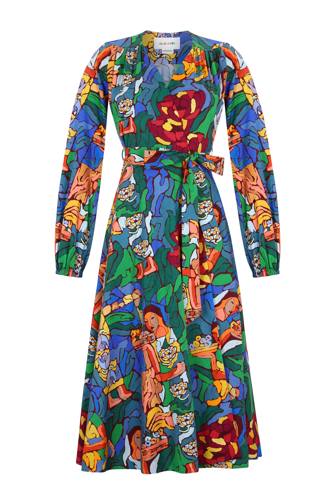 Merida Dress in Mujeres Print