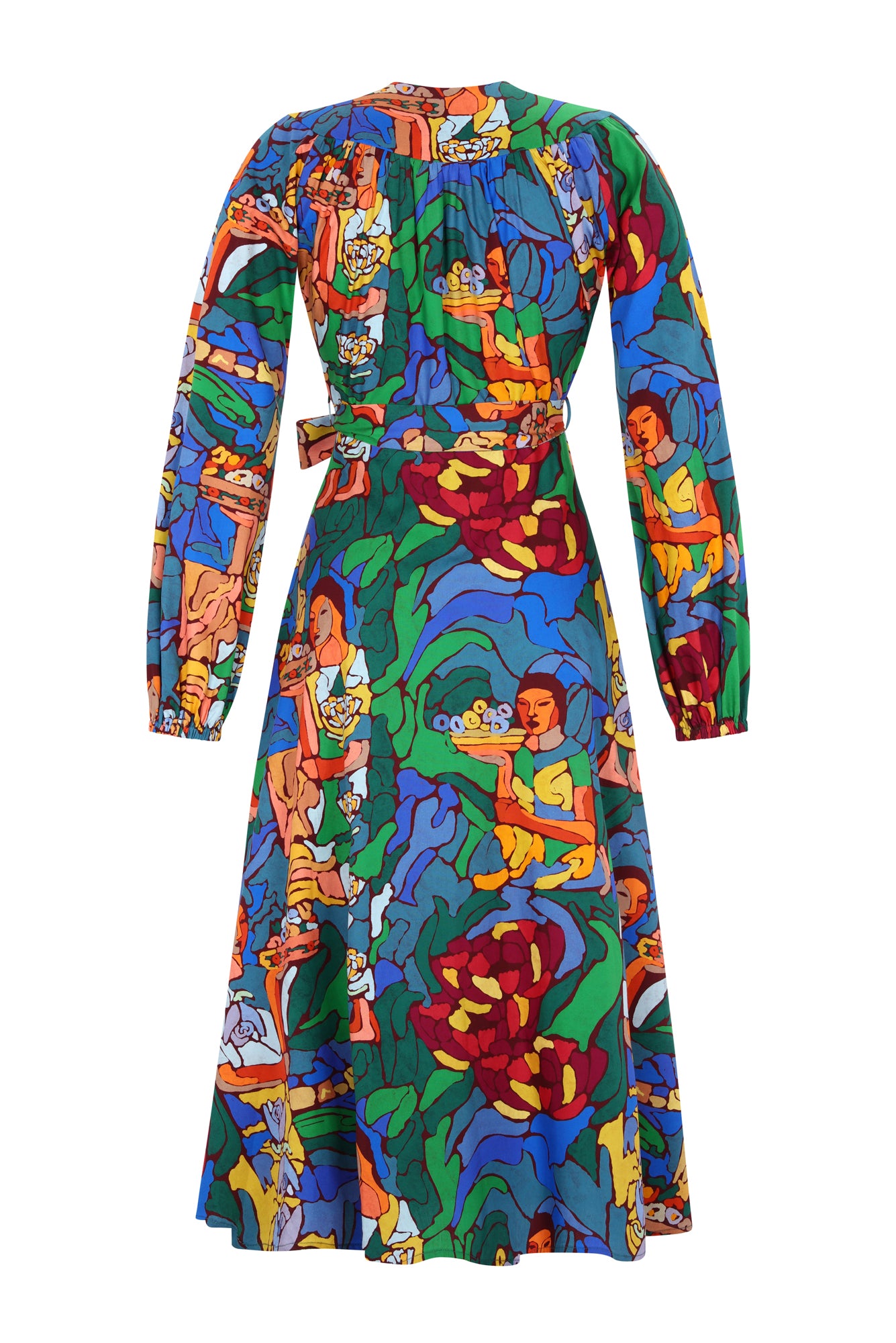 Merida Dress in Mujeres Print