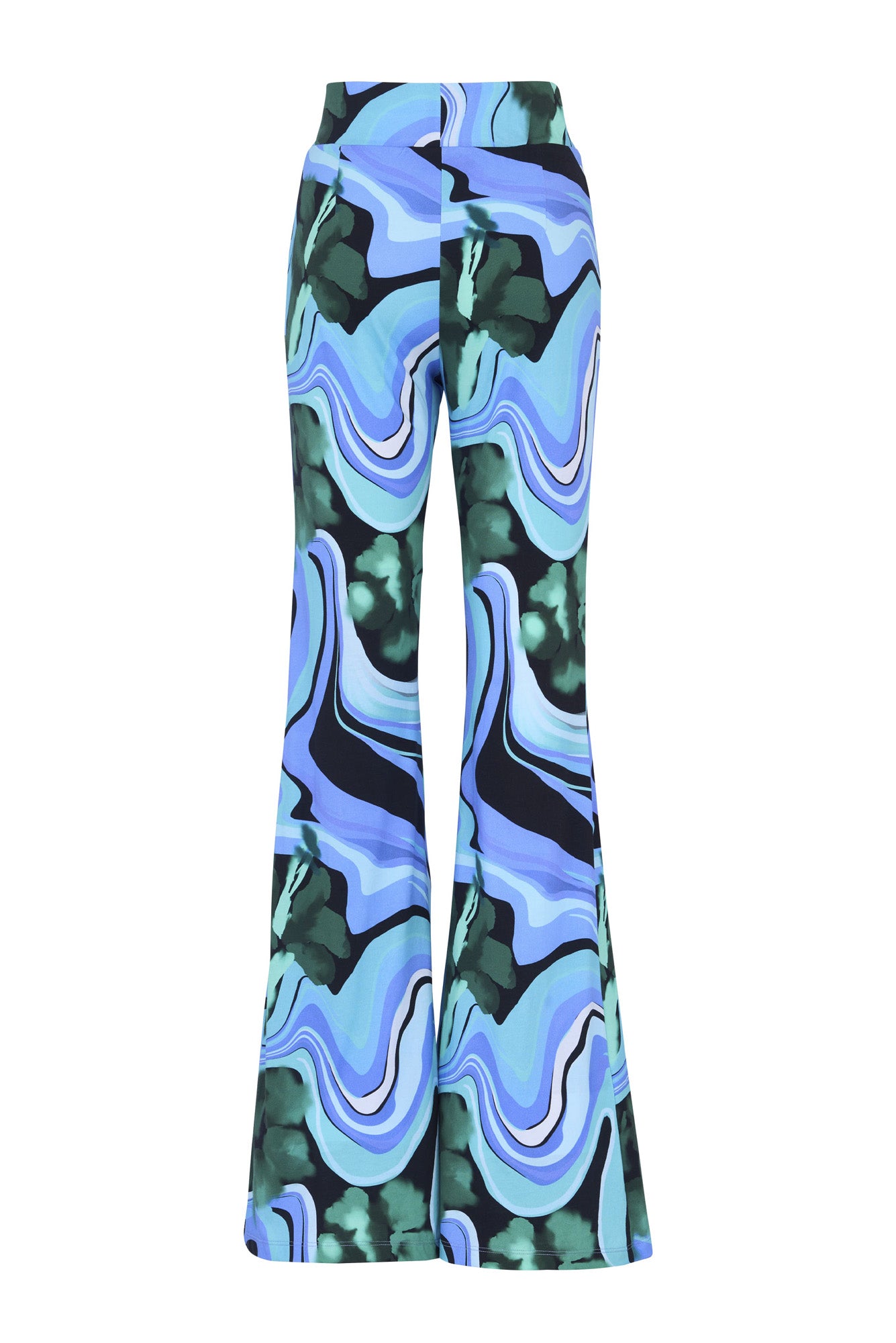 Mina Pants in Marmol Verde Print