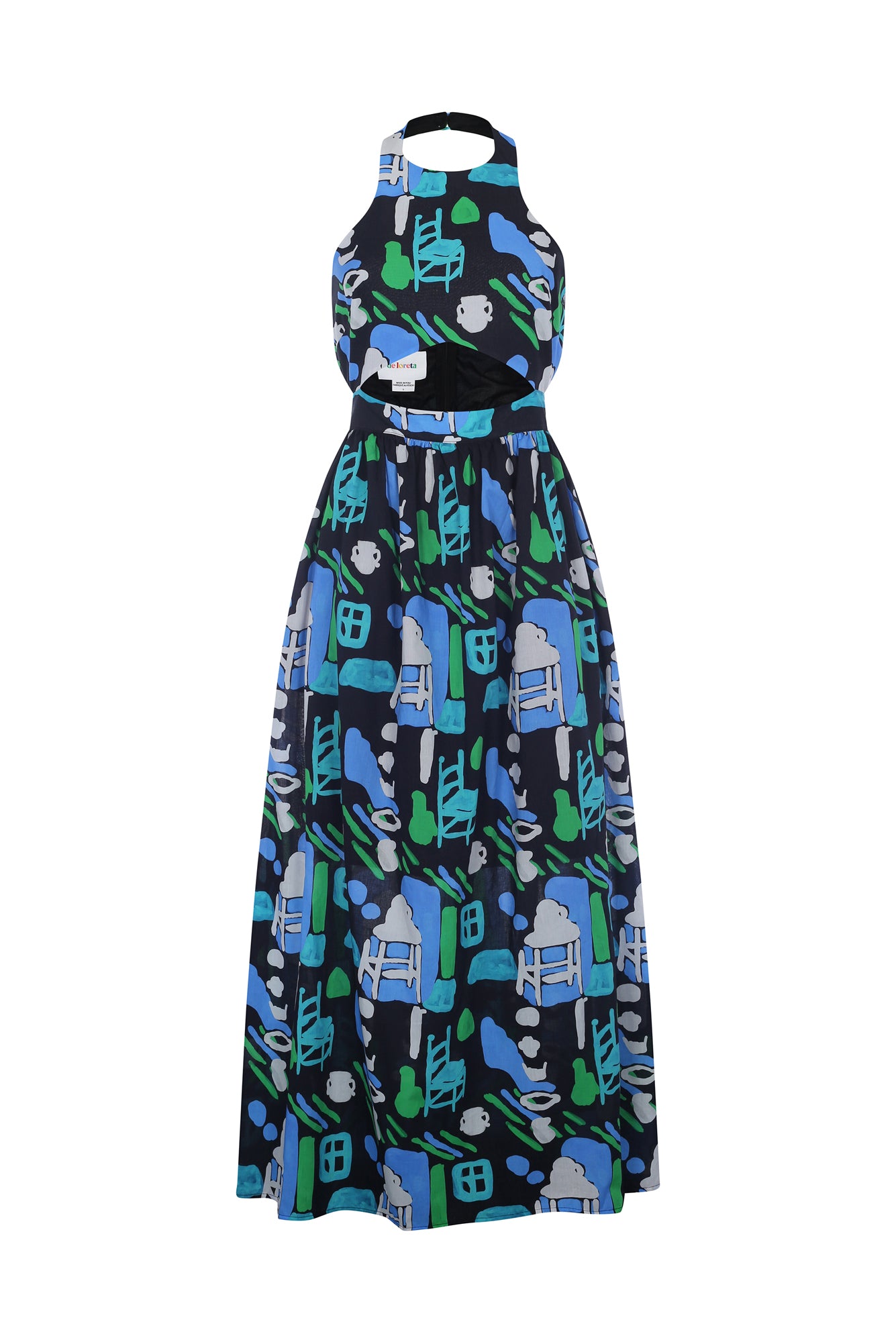 Nuevo Chicha Dress in Arcilla Azul Print