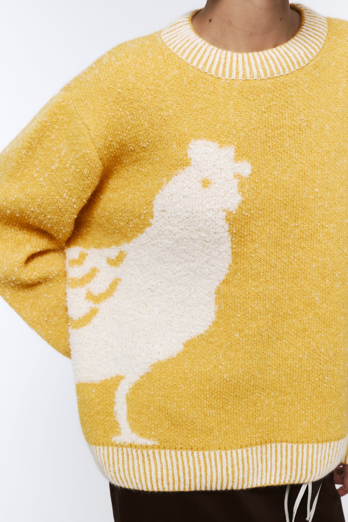 Gallina Sweater in Yellow / White
