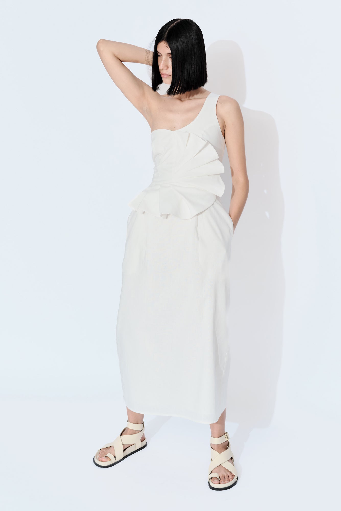Cielo Dress in White