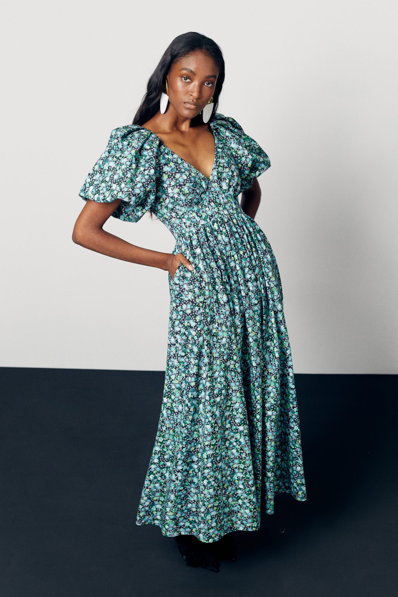 Rococo Dress in Jazmin Print