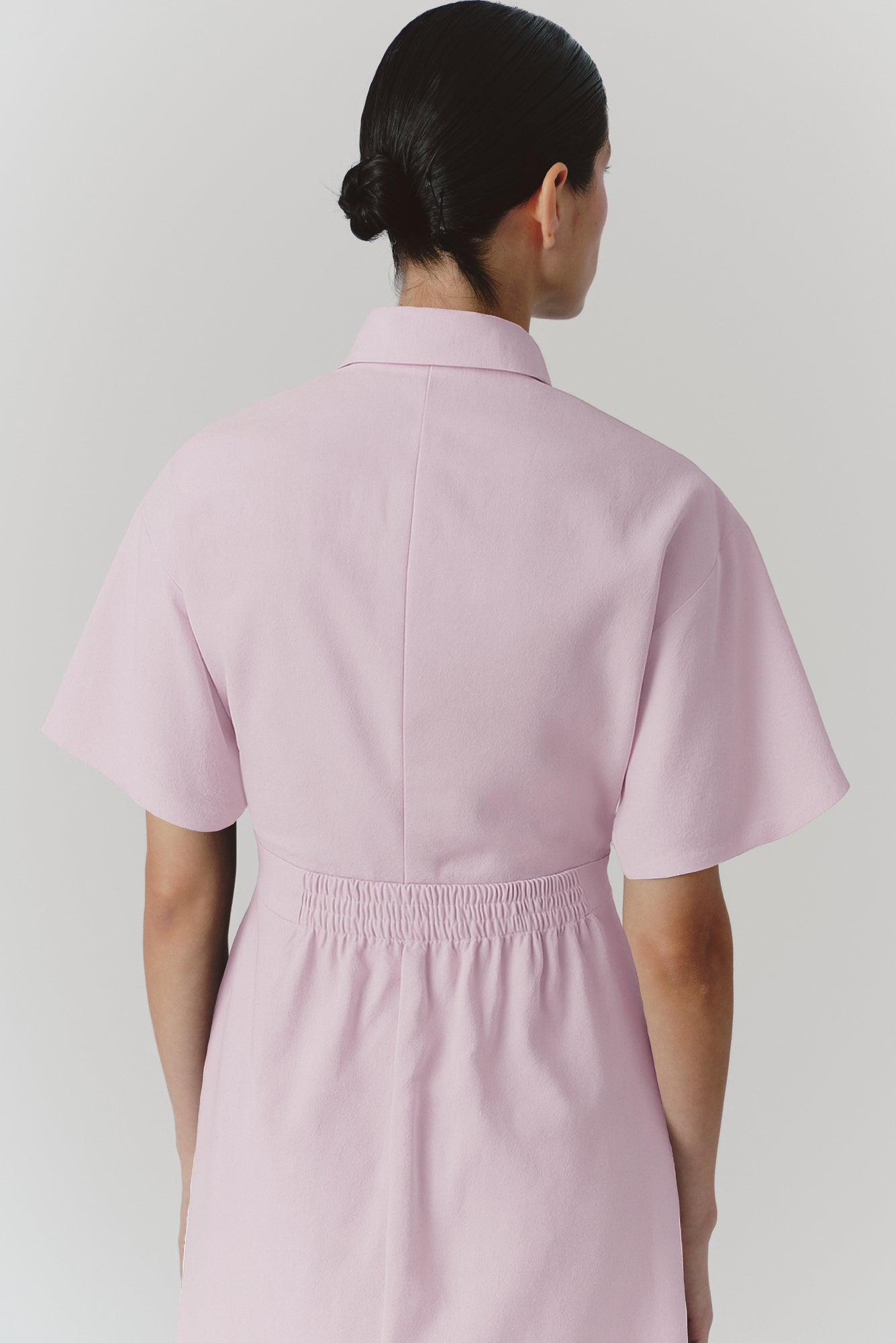 Myriam Blouse in Mil Rayas Rosa Print