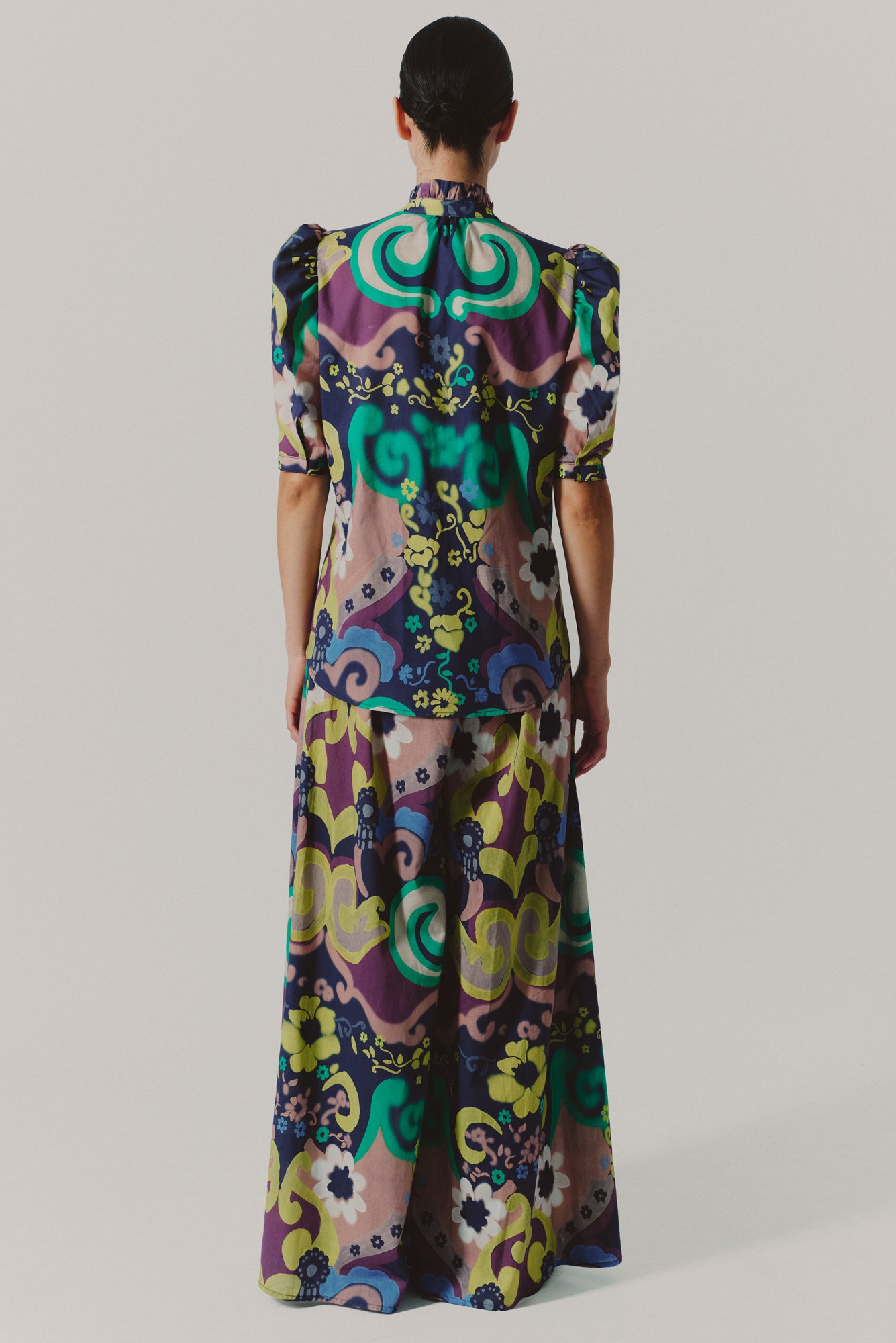 Tapir Blouse in Papalote Print