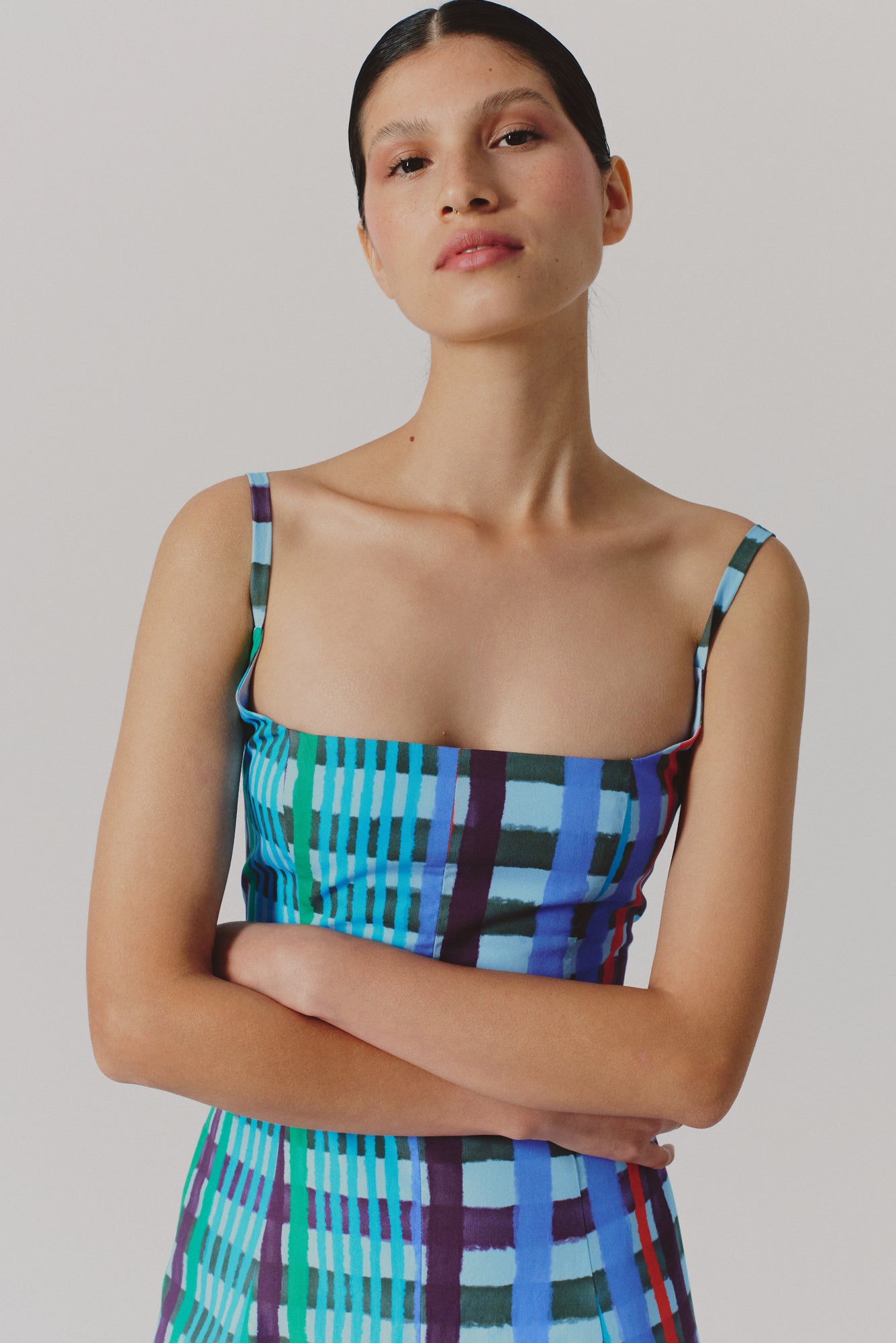 Micaela Dress in Astro Print