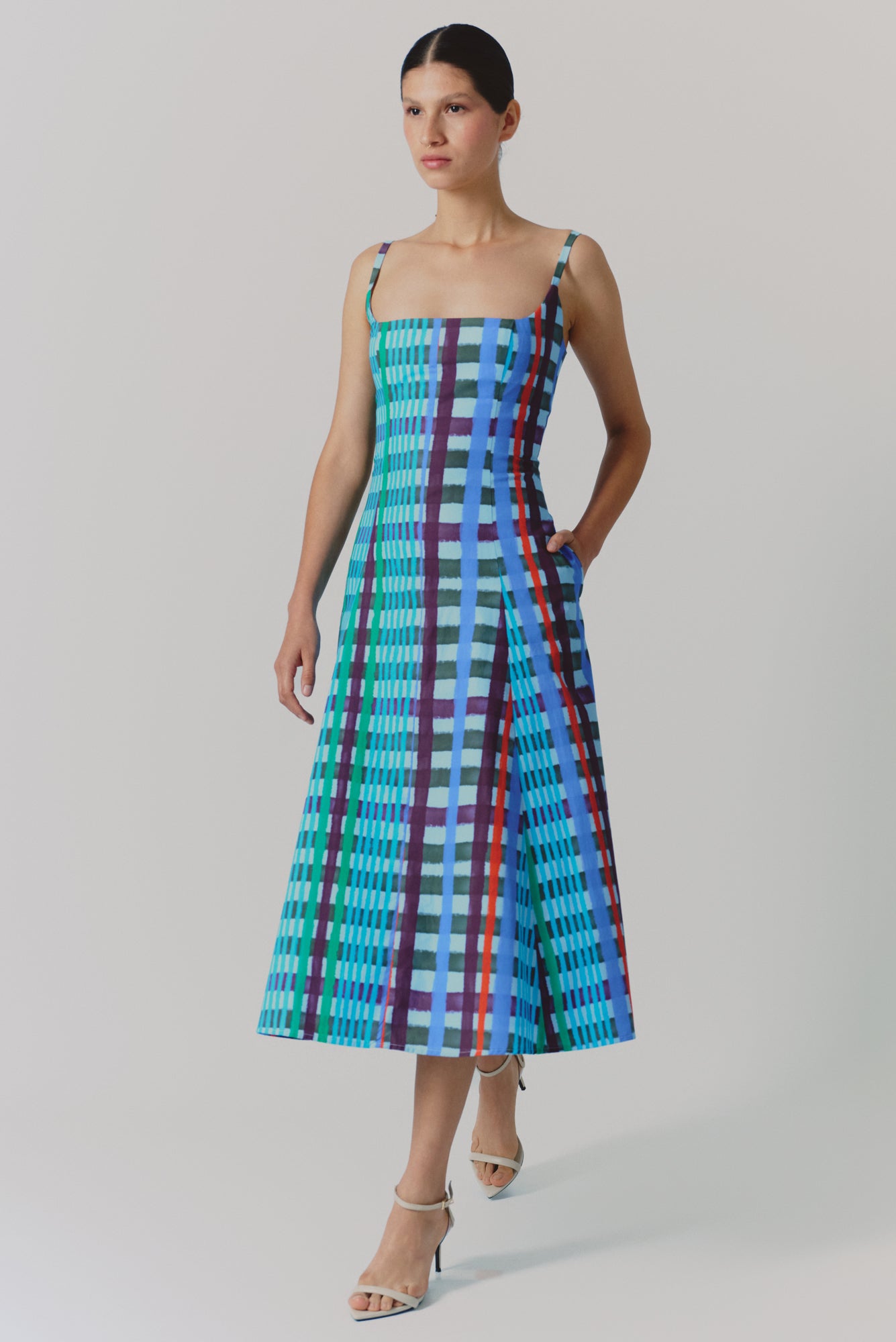 Micaela Dress in Astro Print