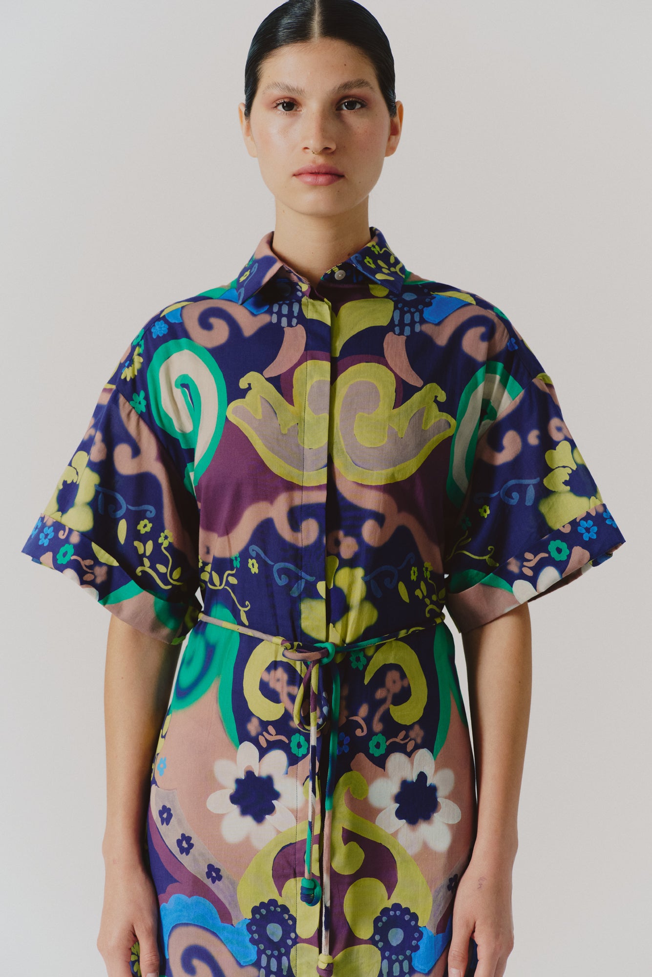 Mari Dress in Papalote Print