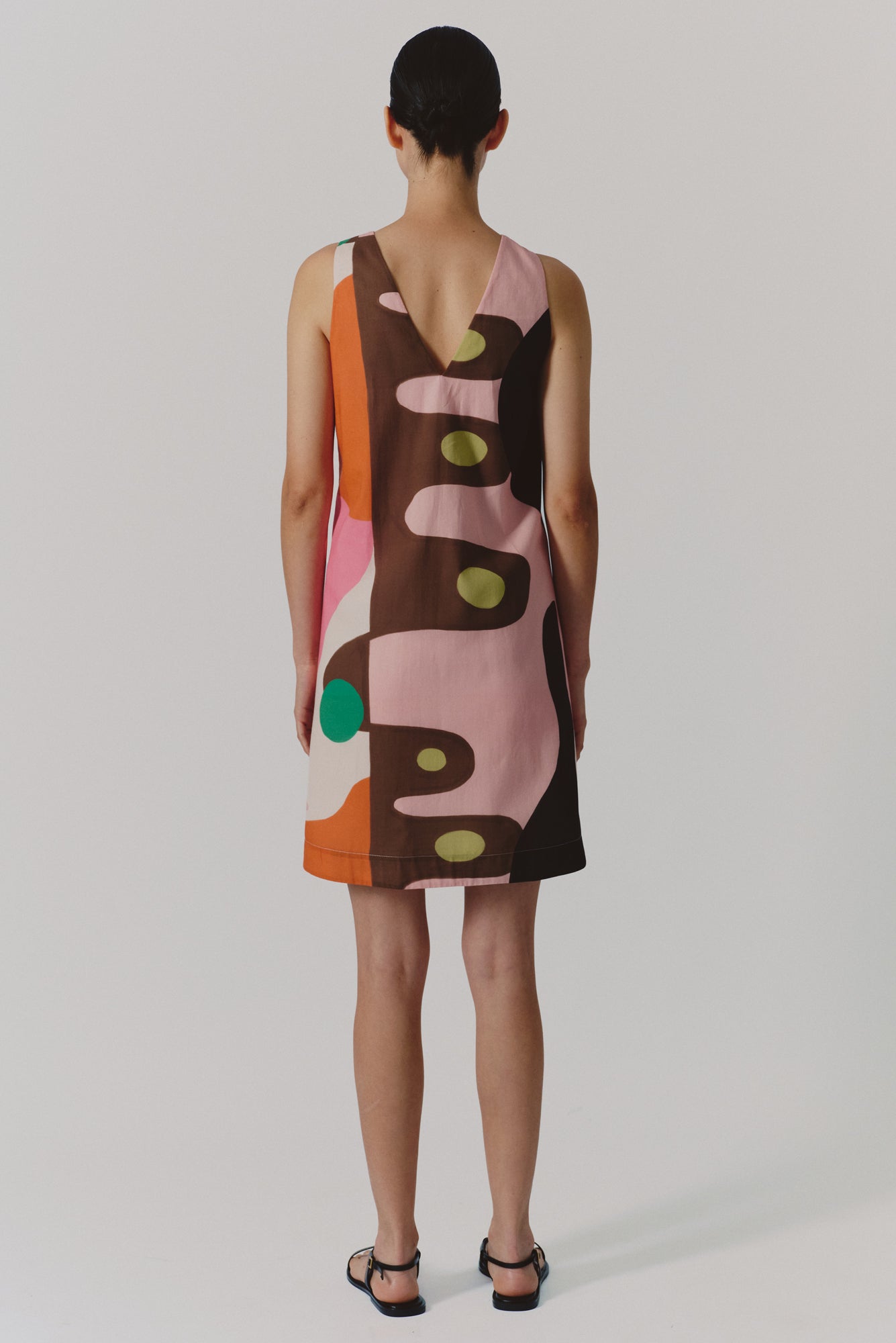 Guiro Dress in Teko Print
