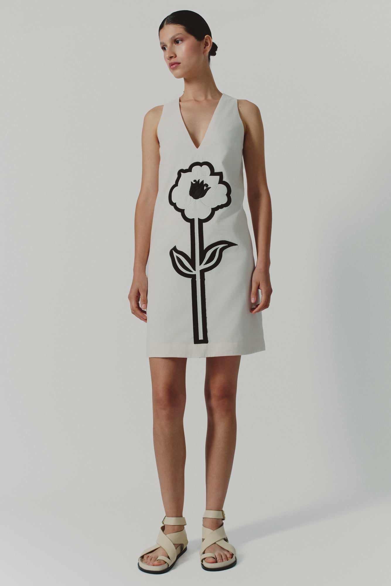 Guiro Dress in Ivory