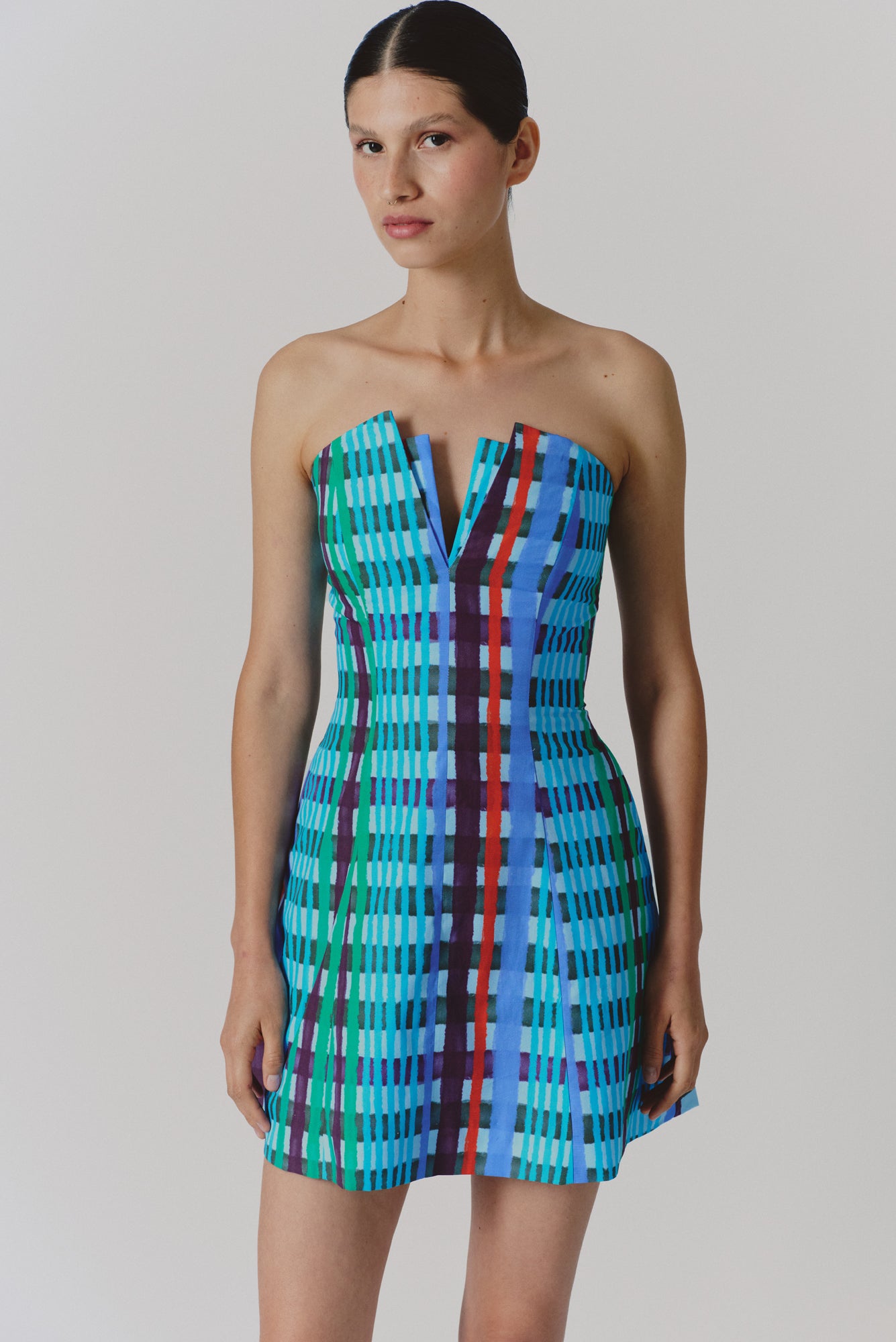 Coraza Dress in Astro Print