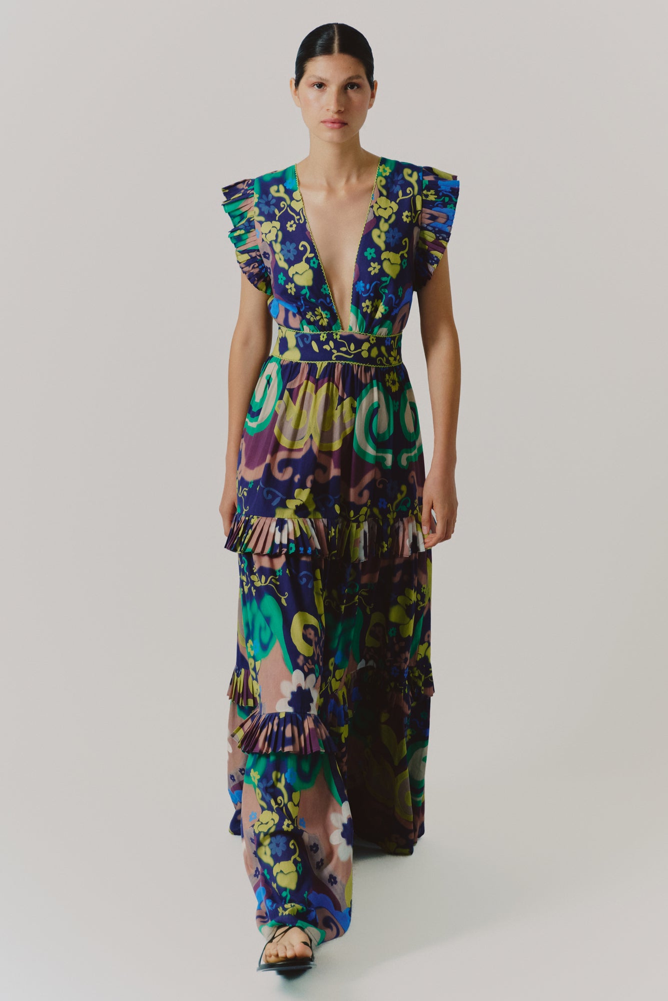 Cora Dress in Papalote Print