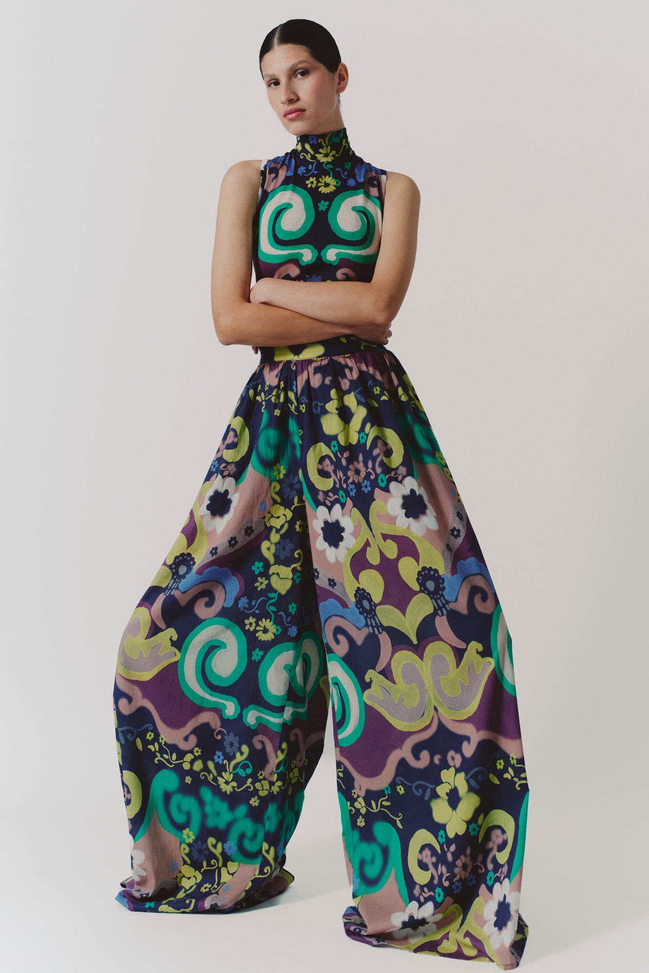 Campana Pants in Papalote Print