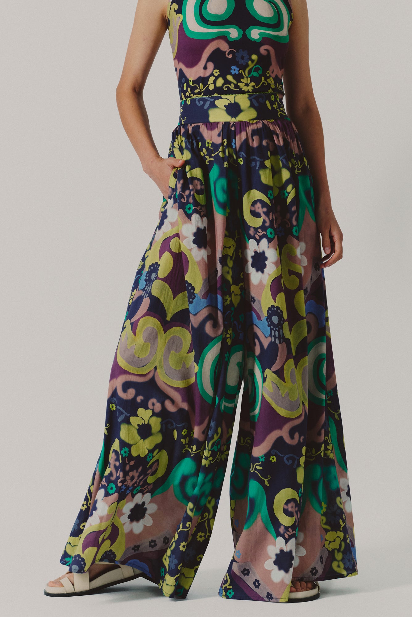 Campana Pants in Papalote Print
