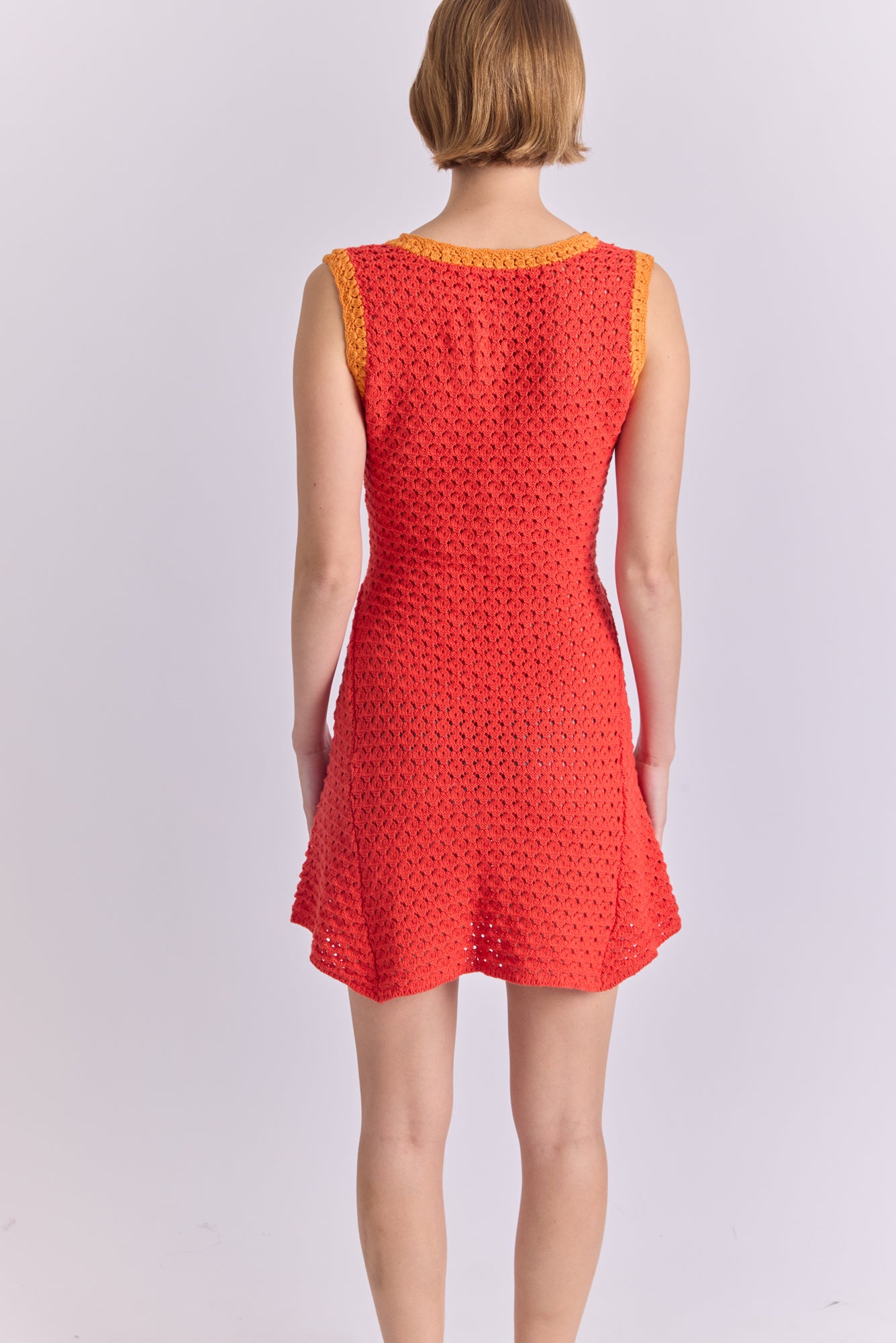 Lachua Dress in Red / Orange