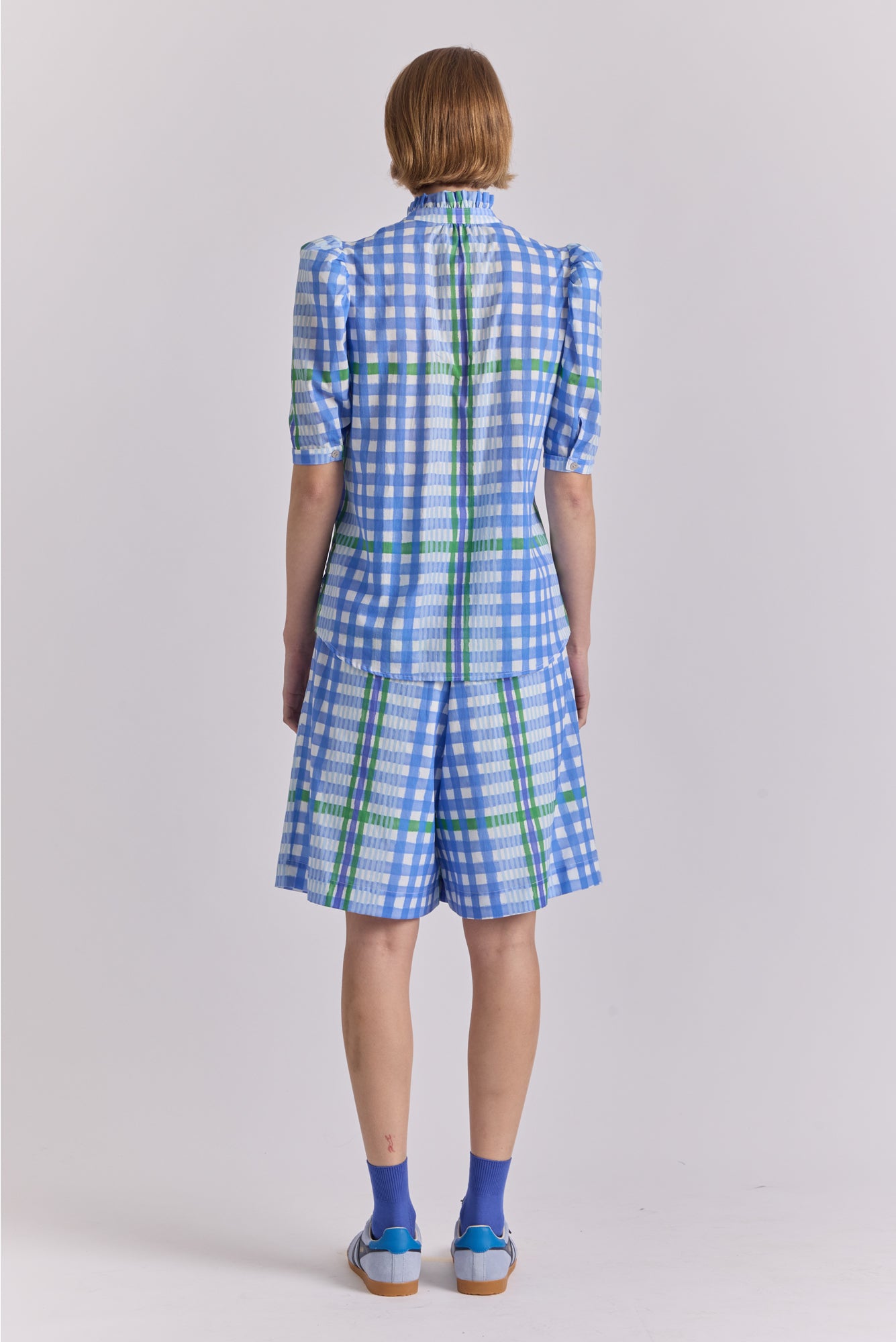 Torito Bermuda in Trama Print