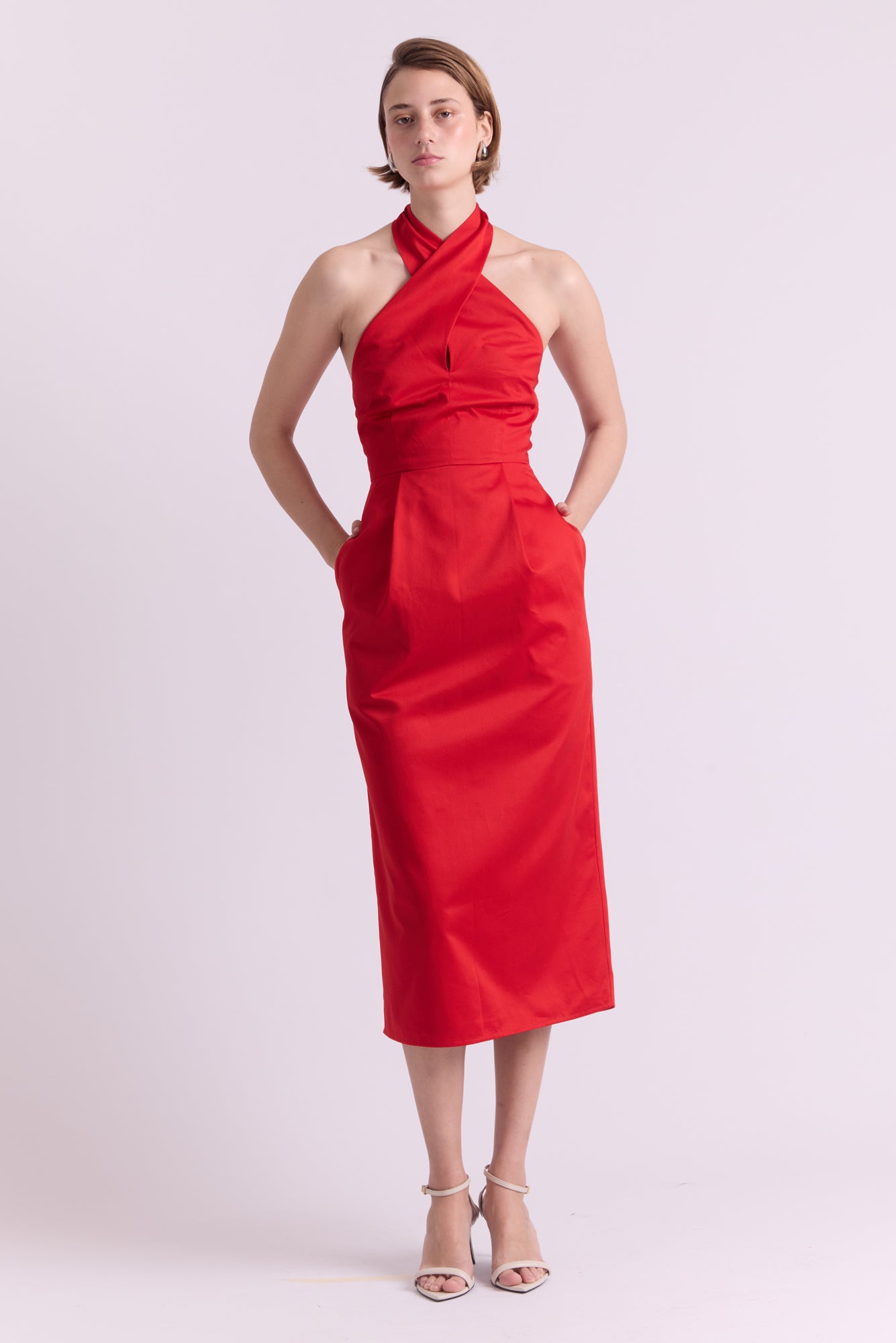 Georgia Dress in Red