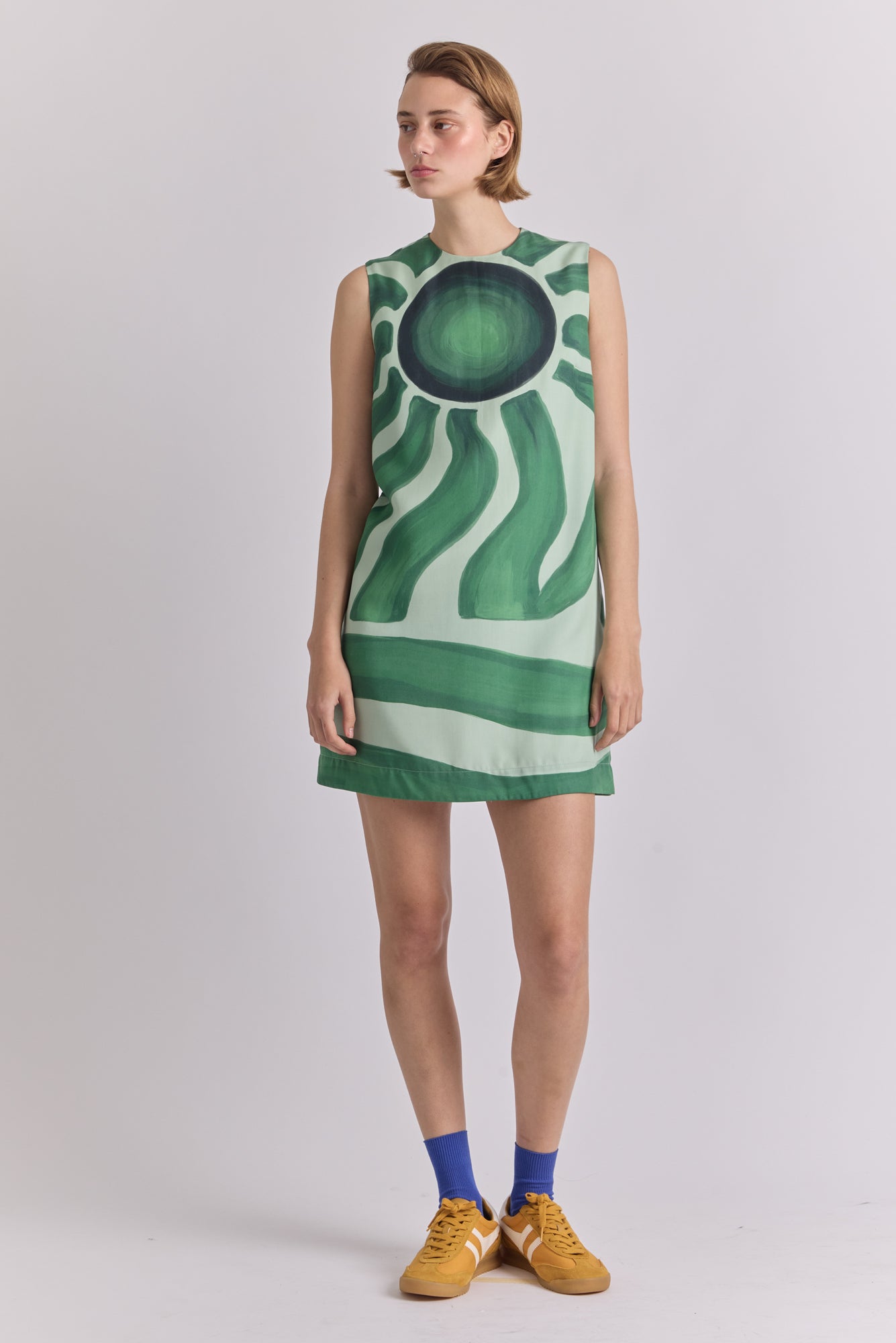Mundo Dress in Rayos