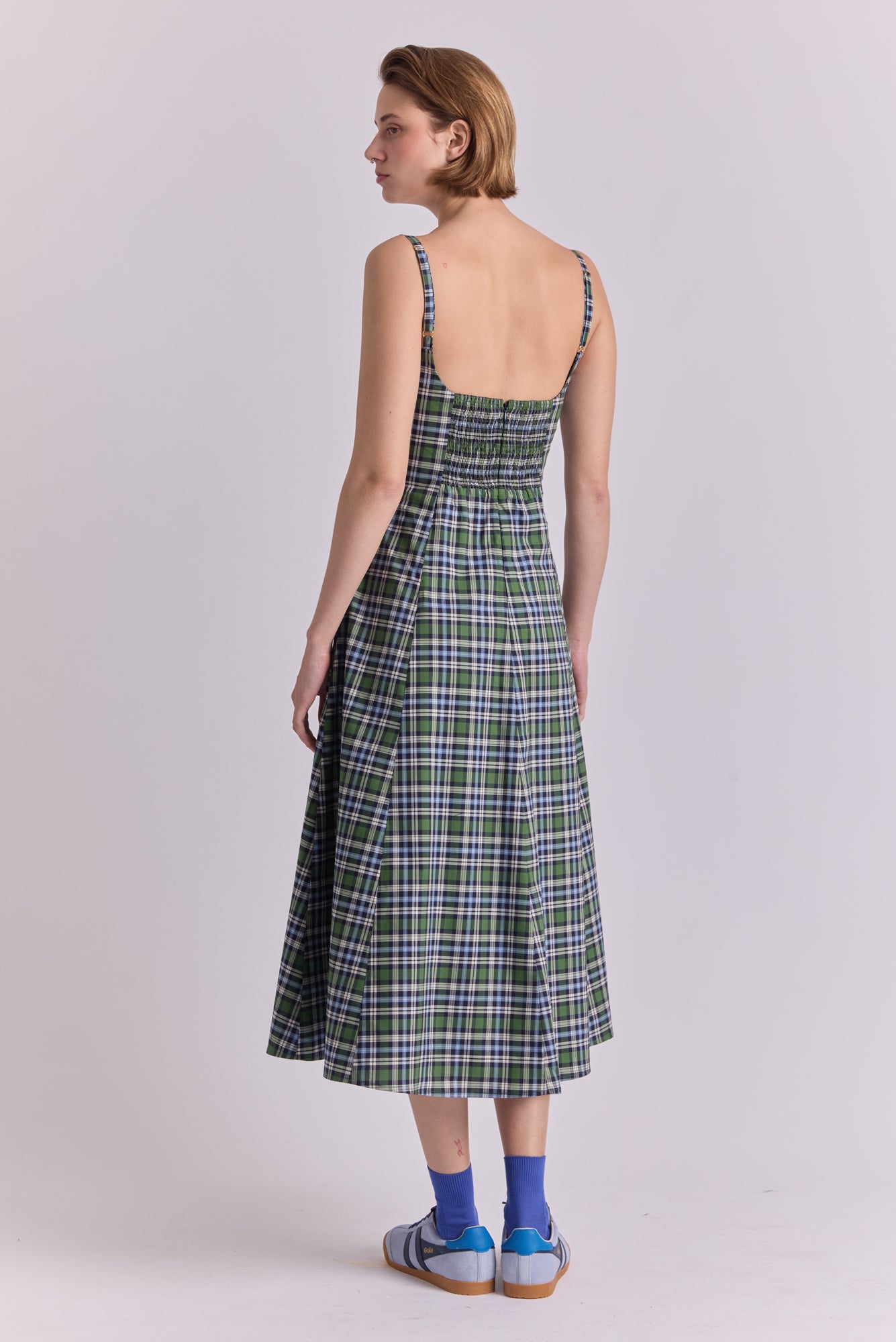 Micaela Dress in Kilt Print