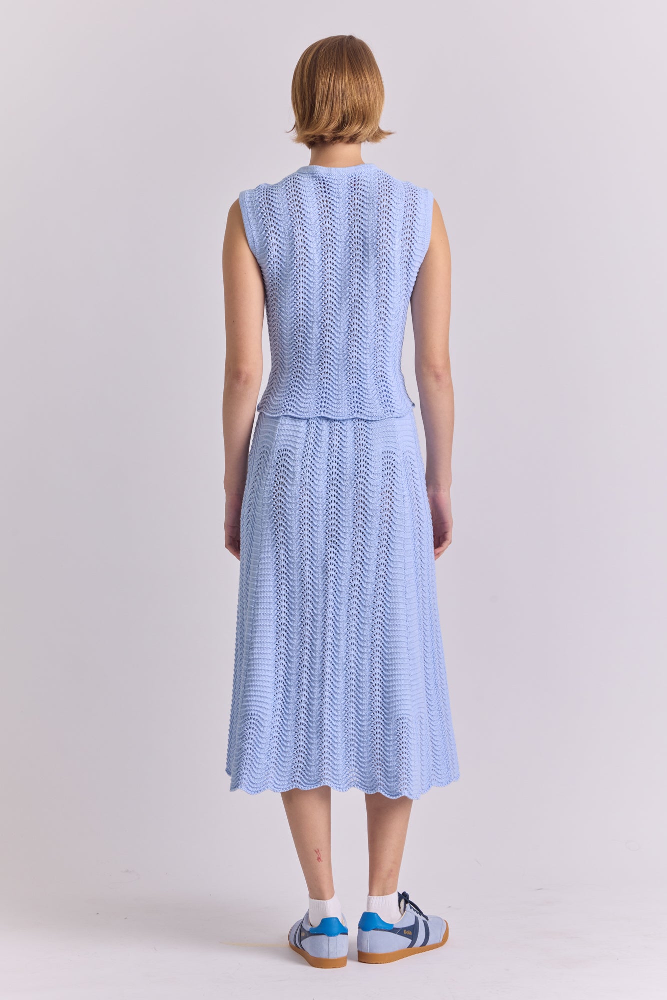 Awayo Skirt in Light Blue