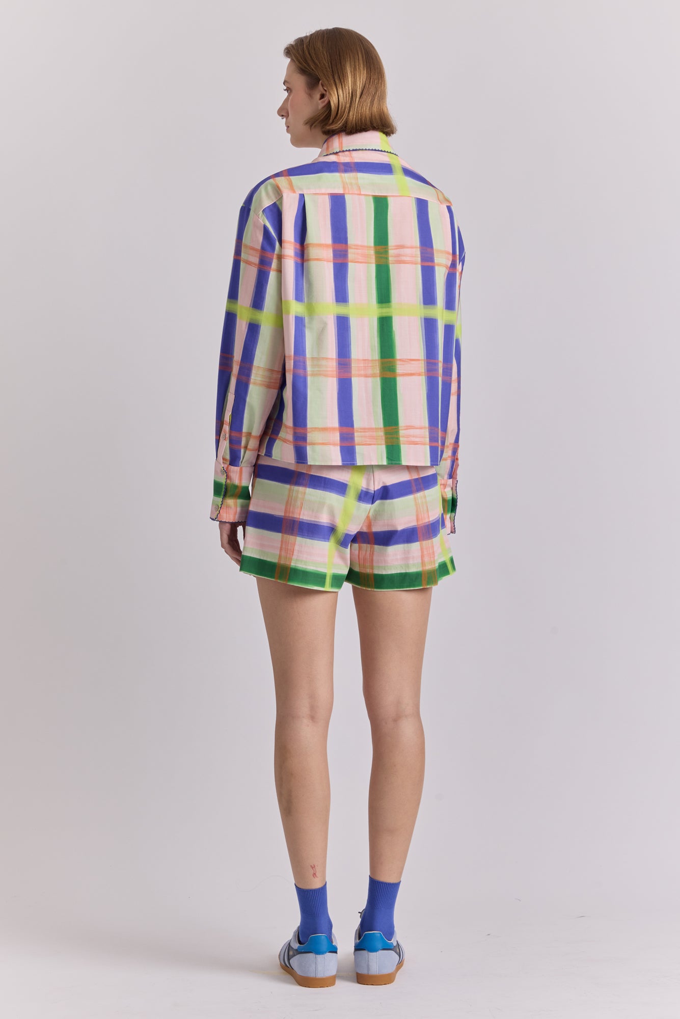 Tumbes Short in Aqua Print