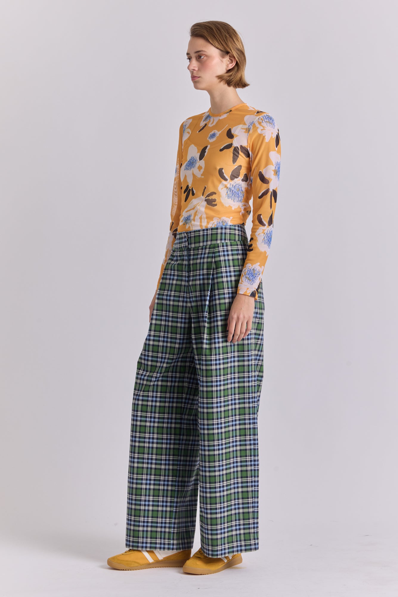 Panca Pants in Kilt Print