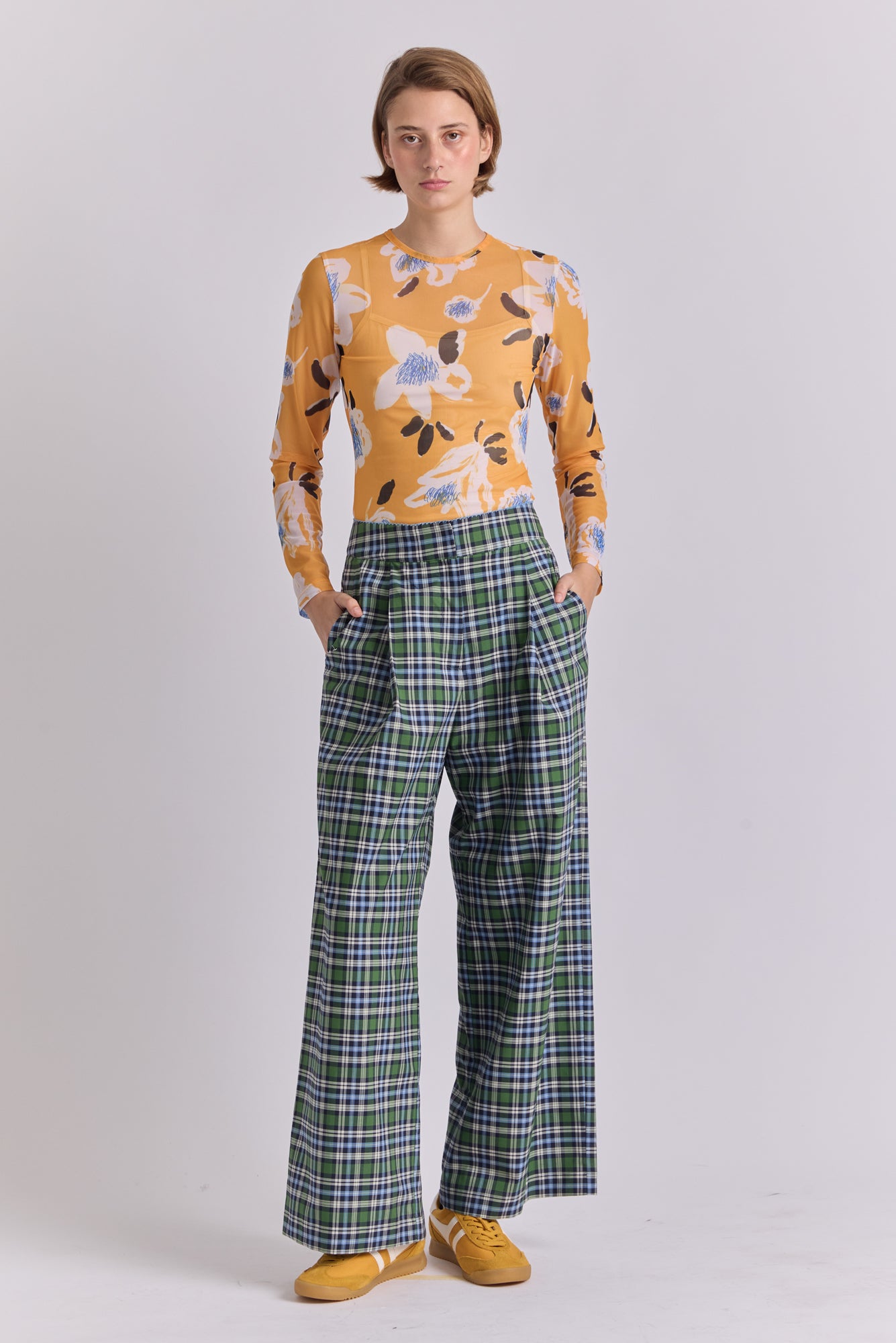 Panca Pants in Kilt Print